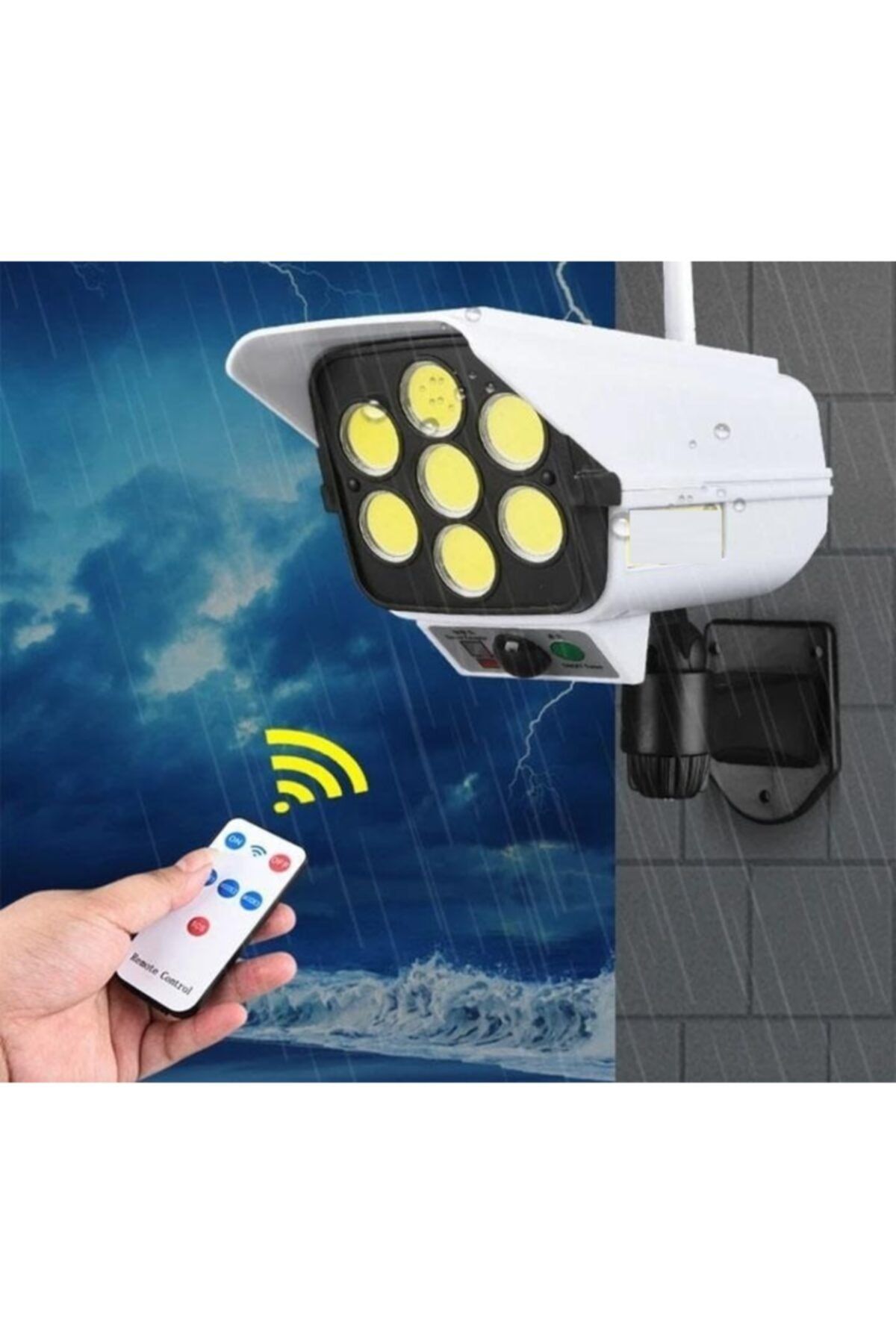 gaman 4 Adet Güneş Enerjili Sokak Lambası Güneş Enerjili Solar Bahçe Lambası Solar Armatür 3mod 77 Led