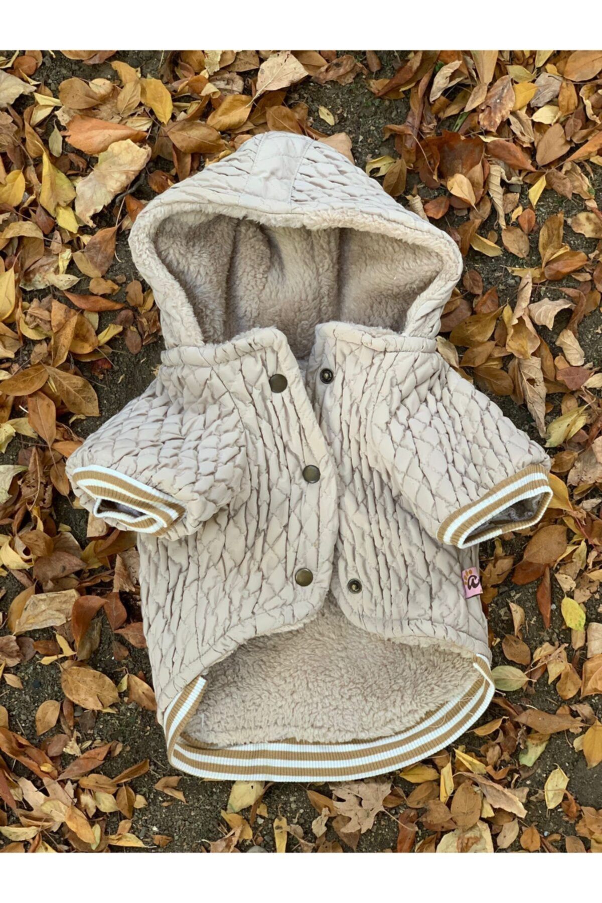 aria pet butik Köpek Kedi Kapitone Peluş Mont Kaban