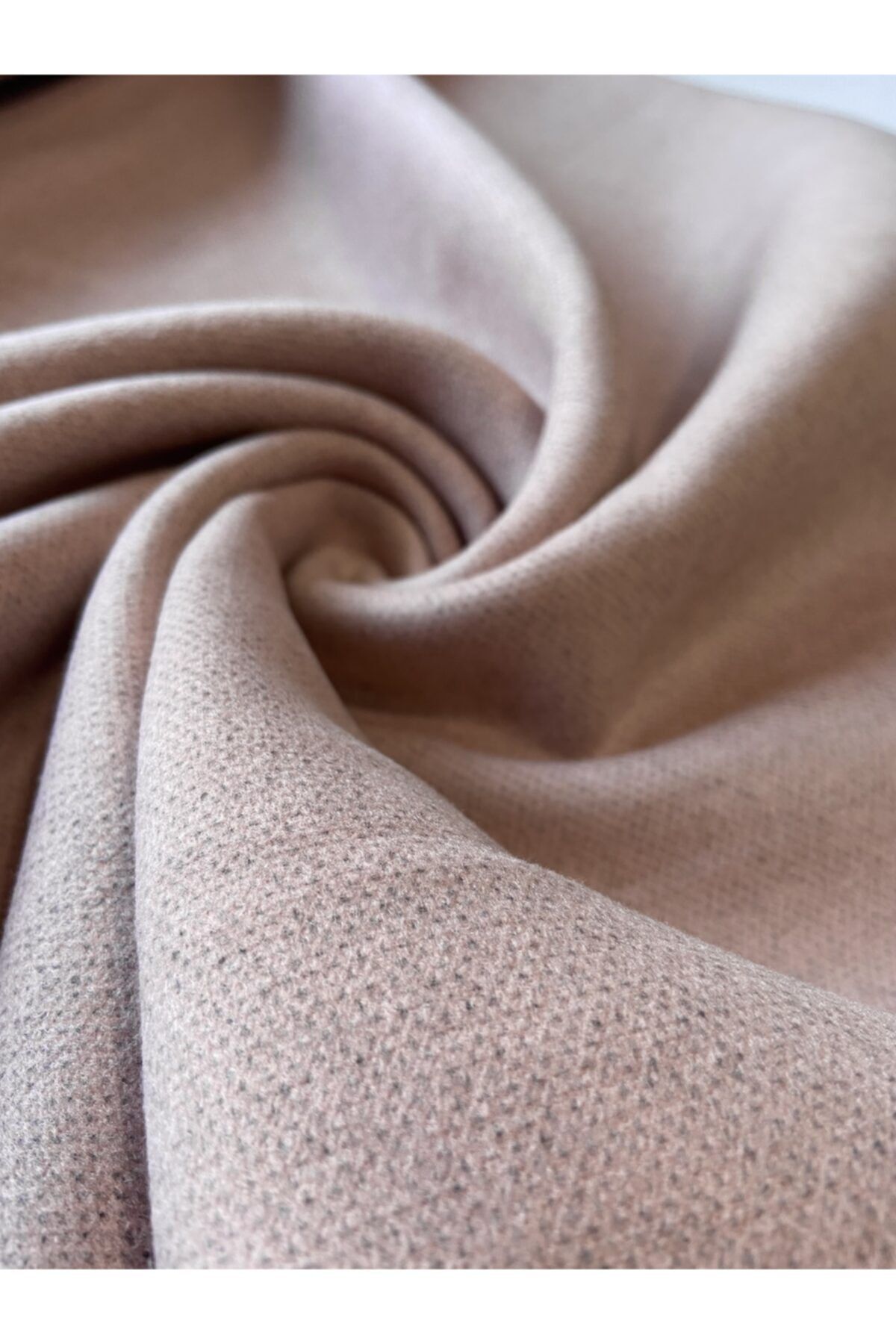 Kumaşım Açık Pembe Kaşe Kumaş(ENİ 150 CM)