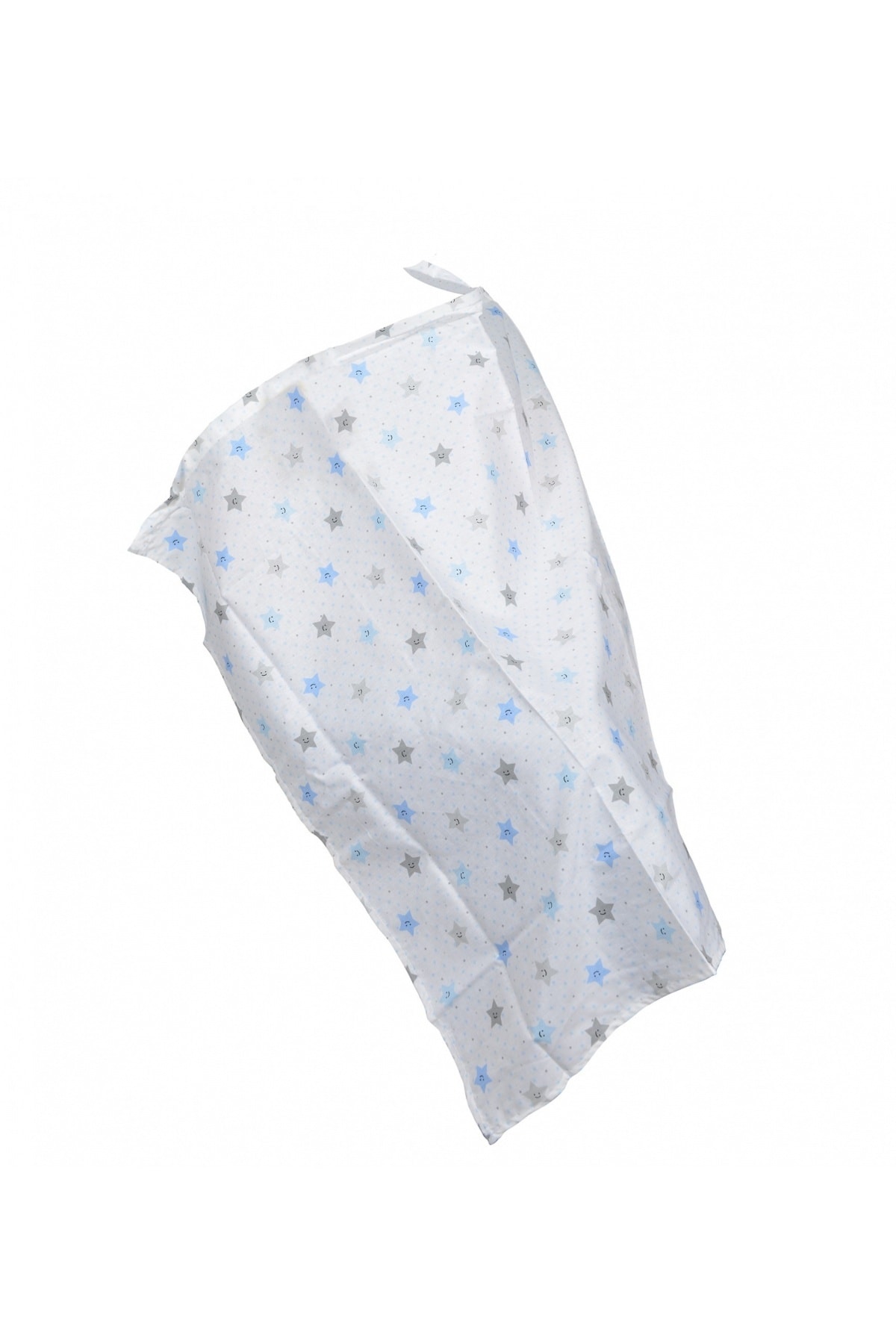 Sema Bebe Sema Baby Çok Amaçlı Emzirme Örtüsü - Mavi Yıldız
