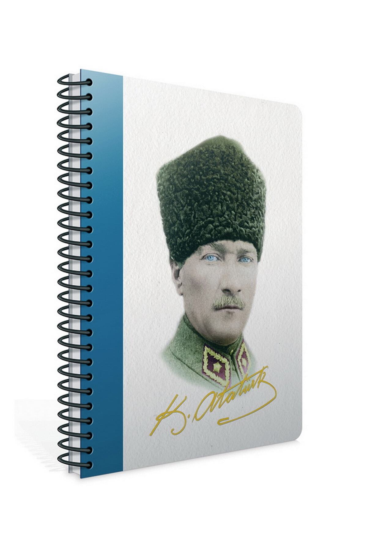 Gıpta Atatürk 17x24 2022 Günlük Spiralli Ajanda Sert Kapak (409-akk) Model-04