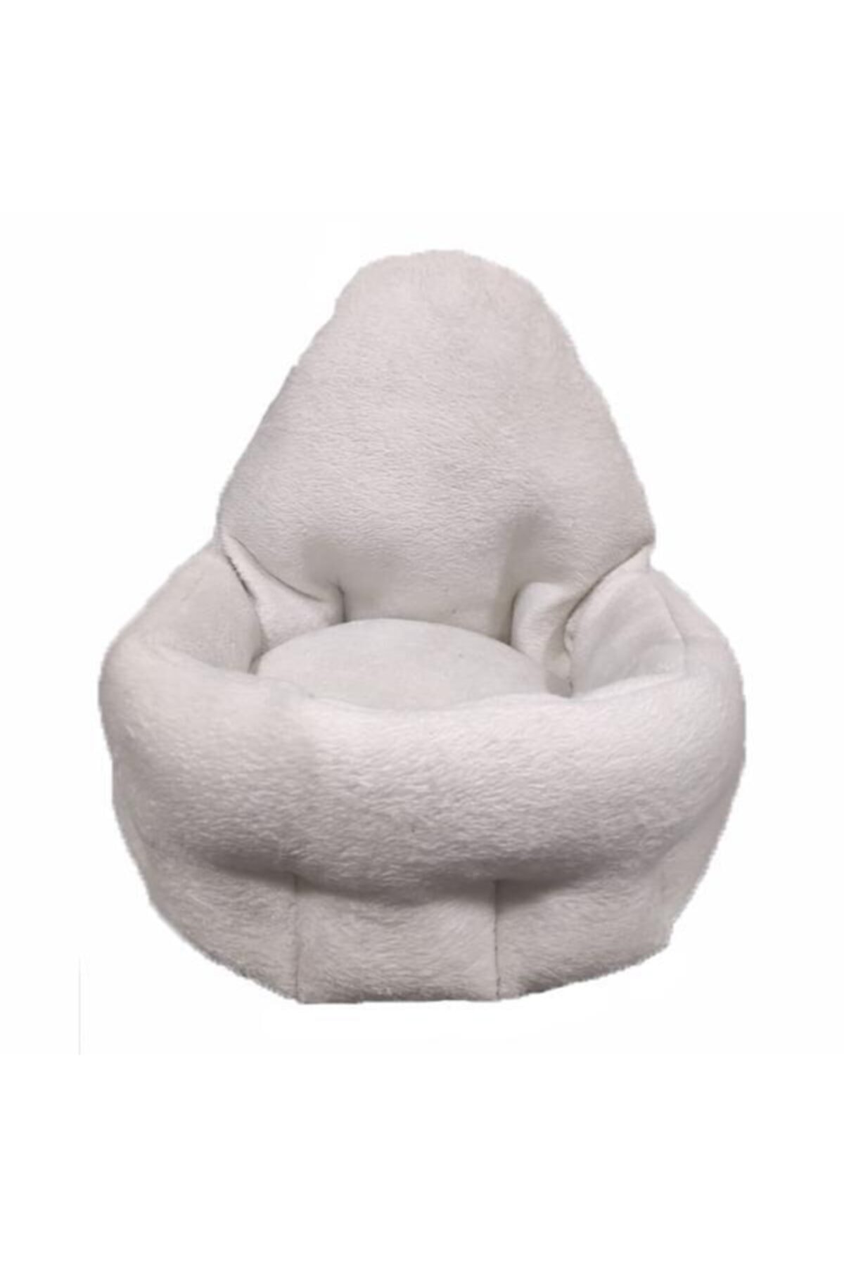HESAPLIJET Başlıklı Peluş Kedi Köpek Yatağı