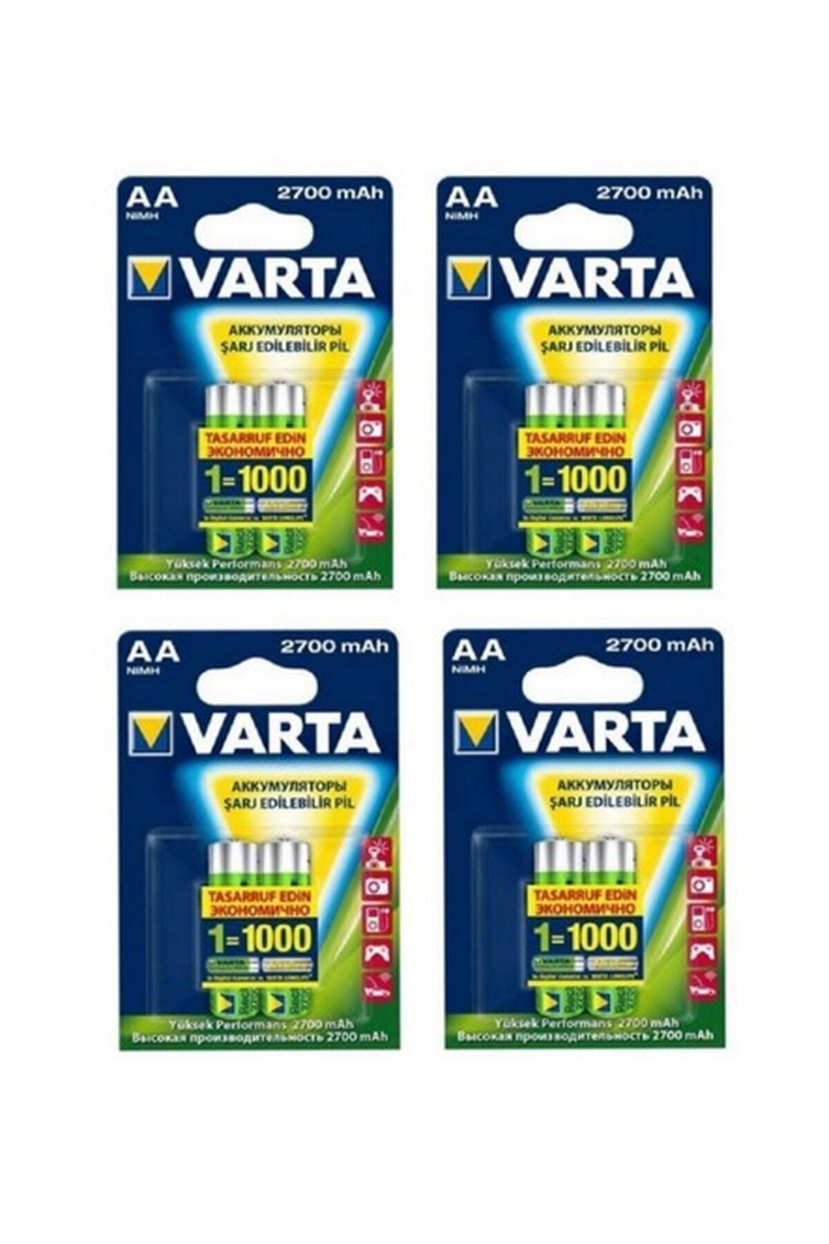Varta 2700 Mah Aa Şarjlı Pil (8 Adet)