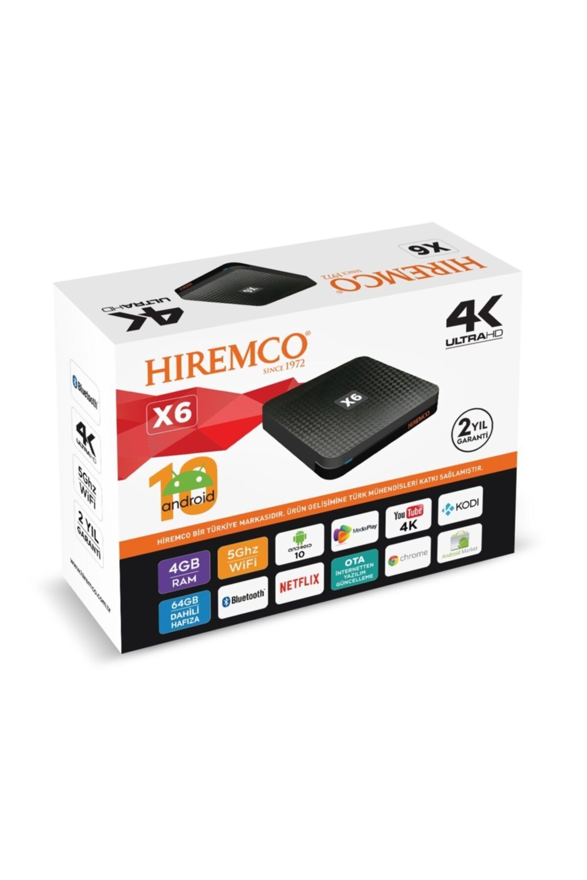 Hiremco New Android Tv Box(2021)x6