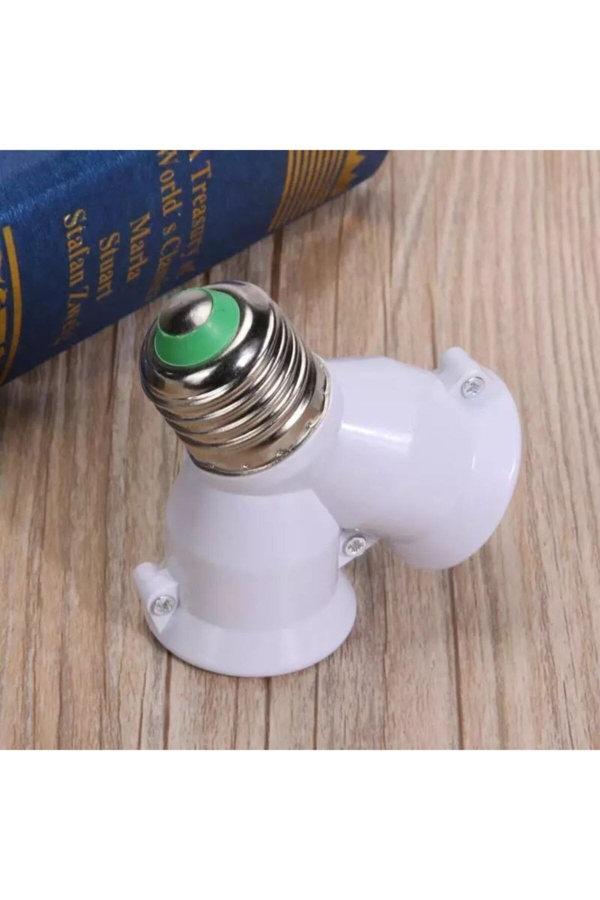 Umut Bilisim Tek Duy Çogaltıcı Adaptör E27,e27 Duy Çoklayıcı Adaptörüü (1 Duy Girişle --   2 Duy Çıkışı Olmaktadır)