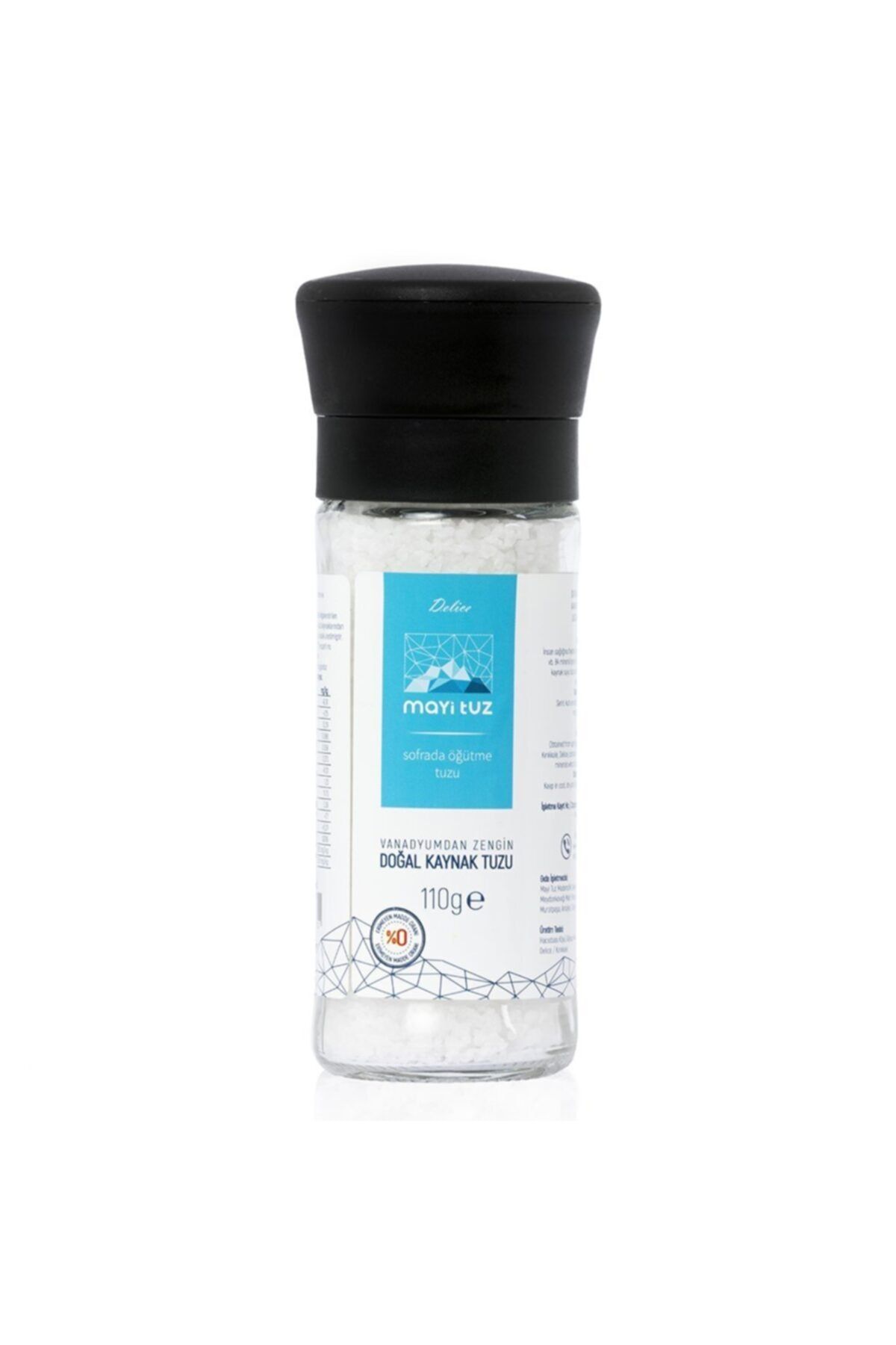 Mayi Tuz Değirmen Sofrada Öğütme Tuzu (cam- 110 Gr) -