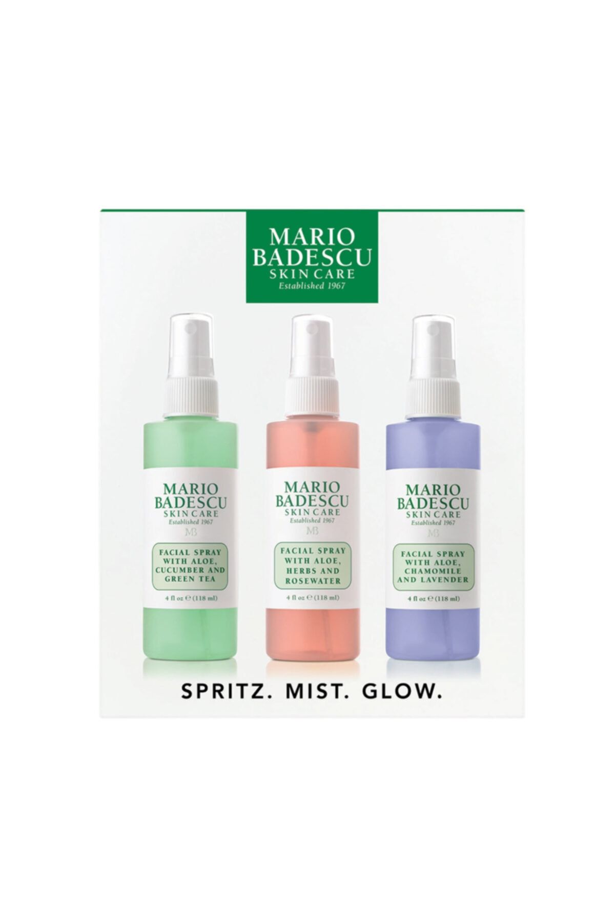 mario badescu Spritz Mist Glow \- Kit Trio