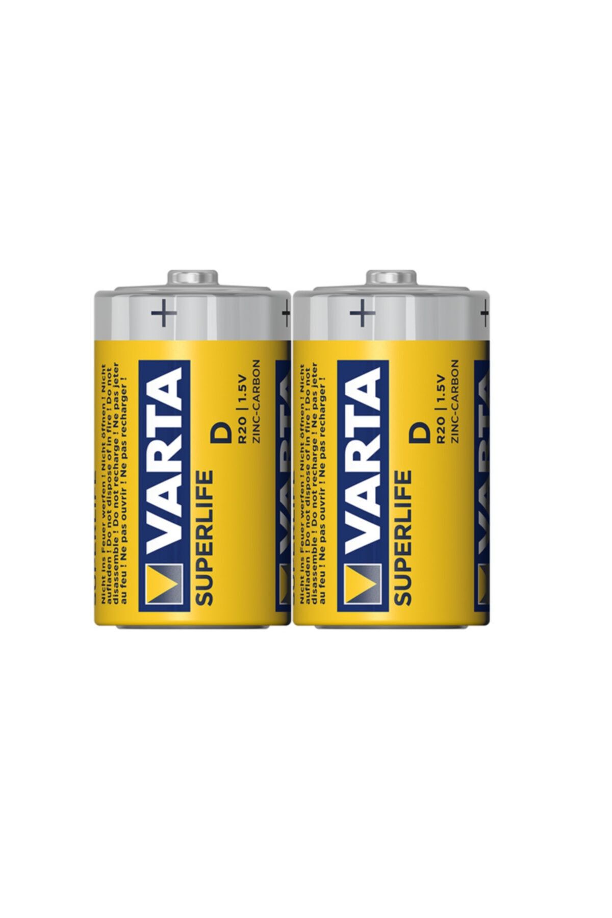 Varta Büyük Pil 2 'li- Kalın Pil - Size D