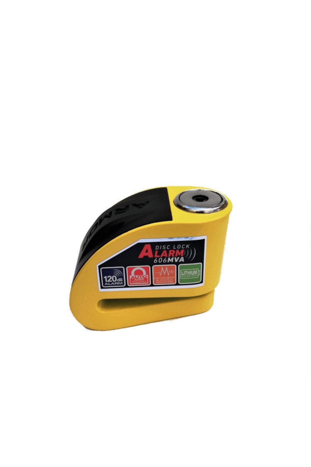 Armor Disk Kilidi 606 Mva 6 Mm Alarmlı Sarı