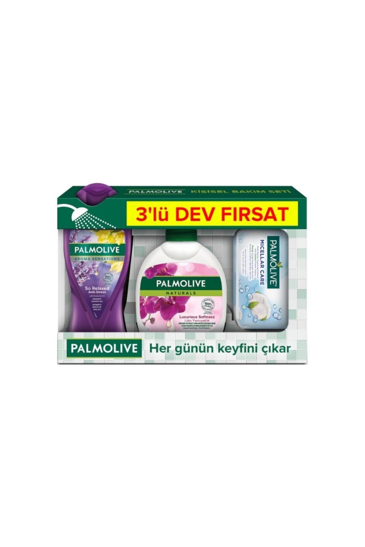 Palmolive Duş Jeli 250 Ml+sıvı El Sabunu 300 Ml+yüz&vücut Sabunu 150 Gr