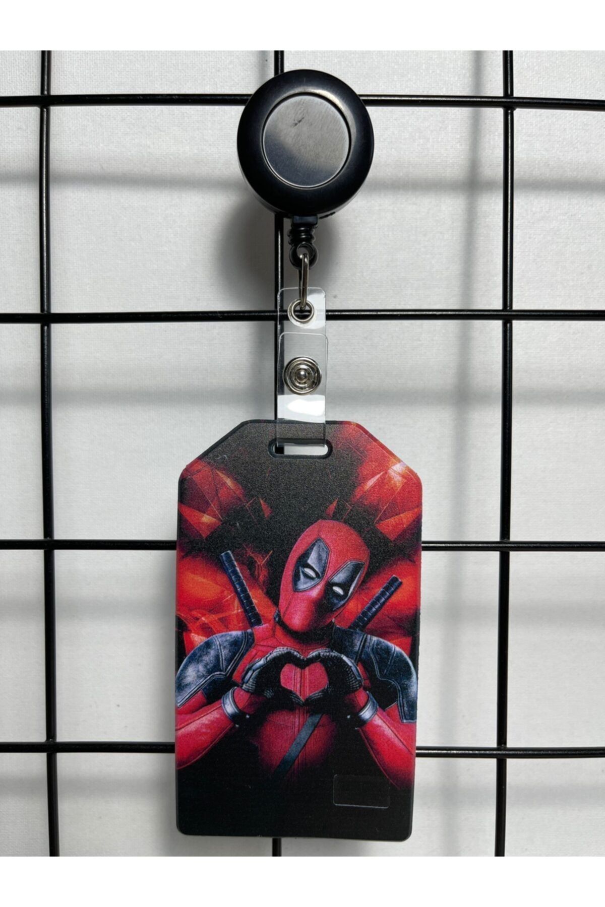 ESC Deadpool Dik Yaka Kart Kılıfı