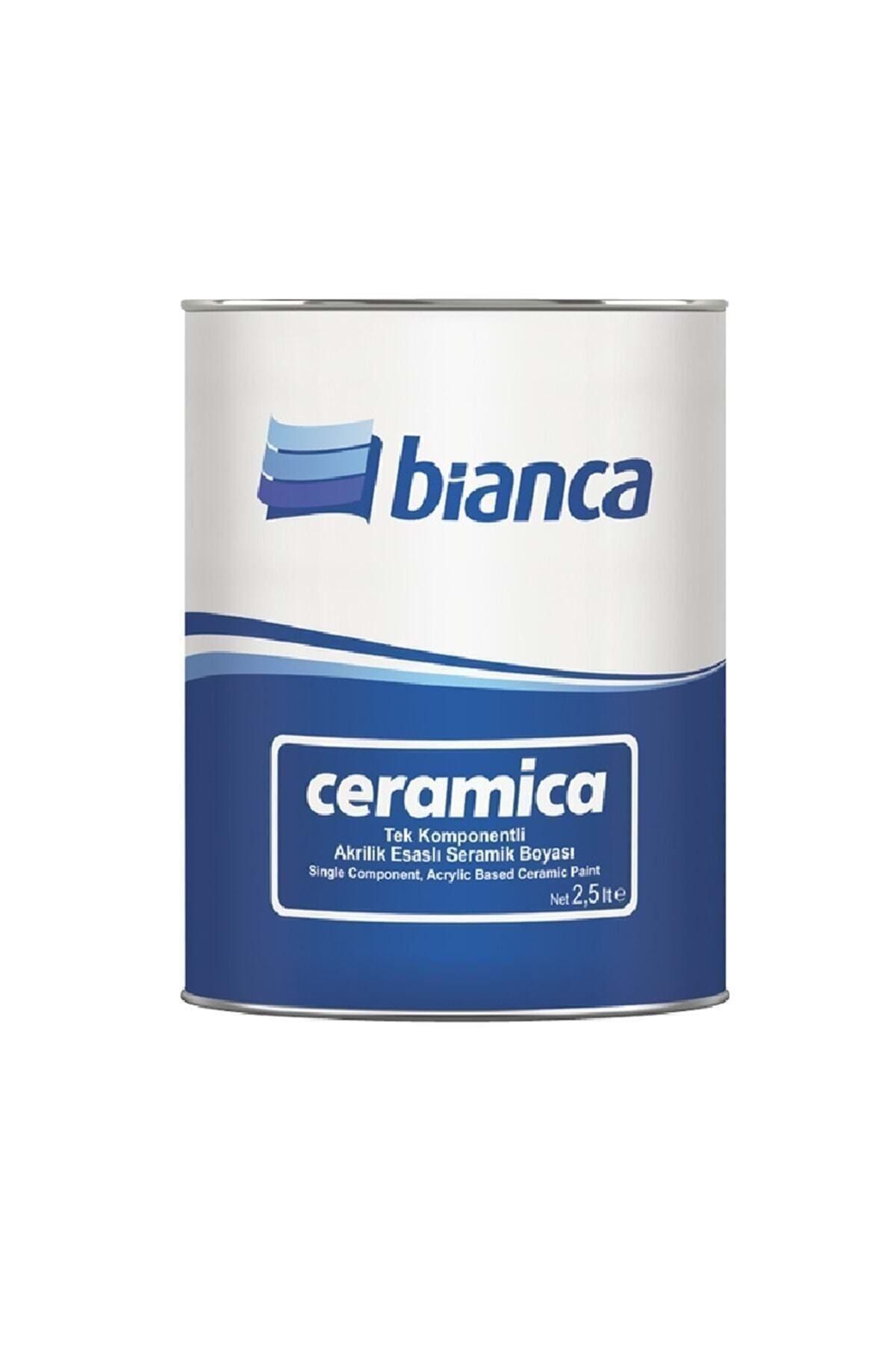 Bianca Beyaz  Ceramica Seramik Boyası 0,75 Lt