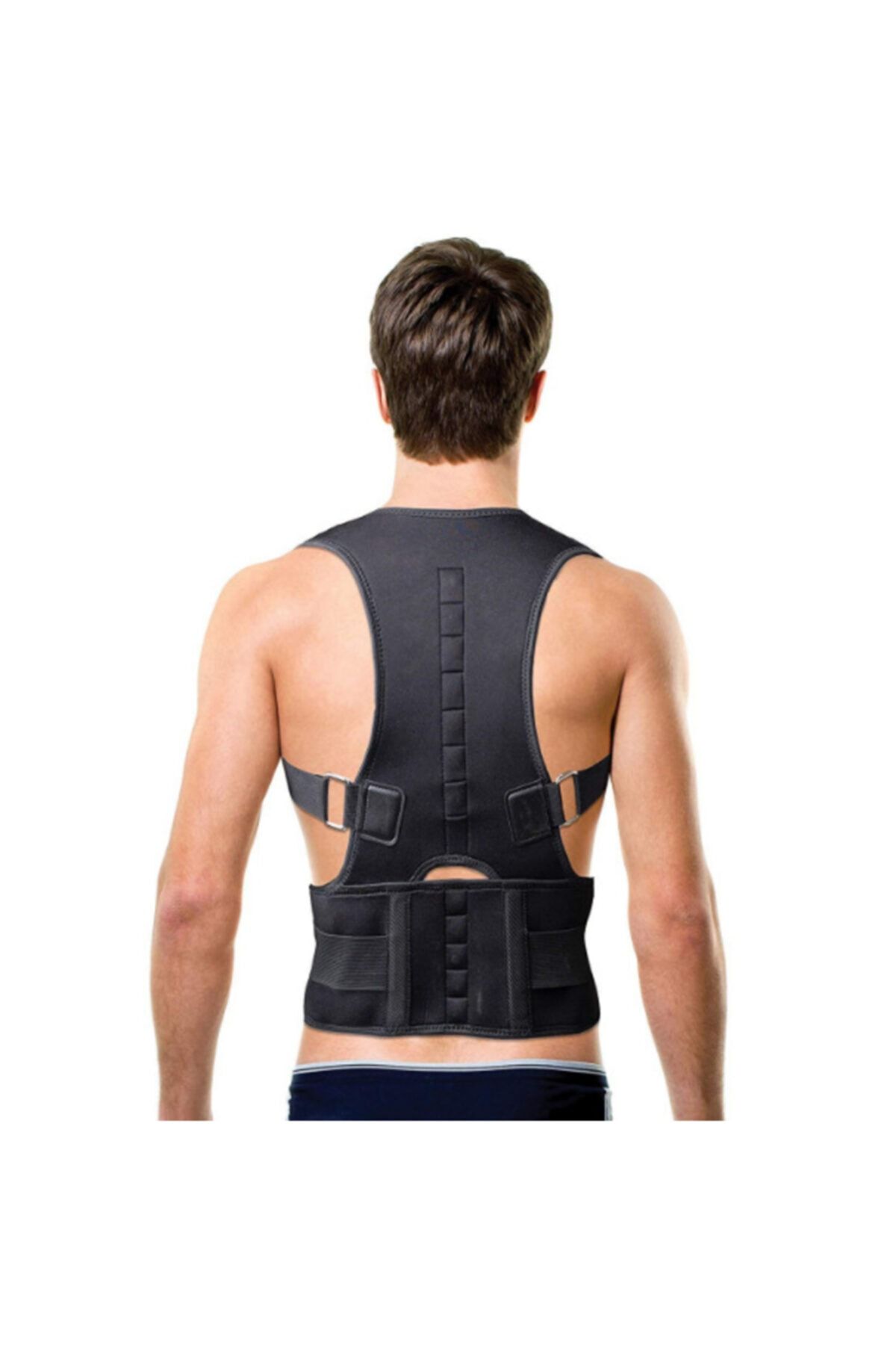 Ankaflex Kamburluk Önleyici Unisex Sırt Bel Ağrısı Ortopedik Manyetik Dik Duruş Aparatlı Medikal Korse