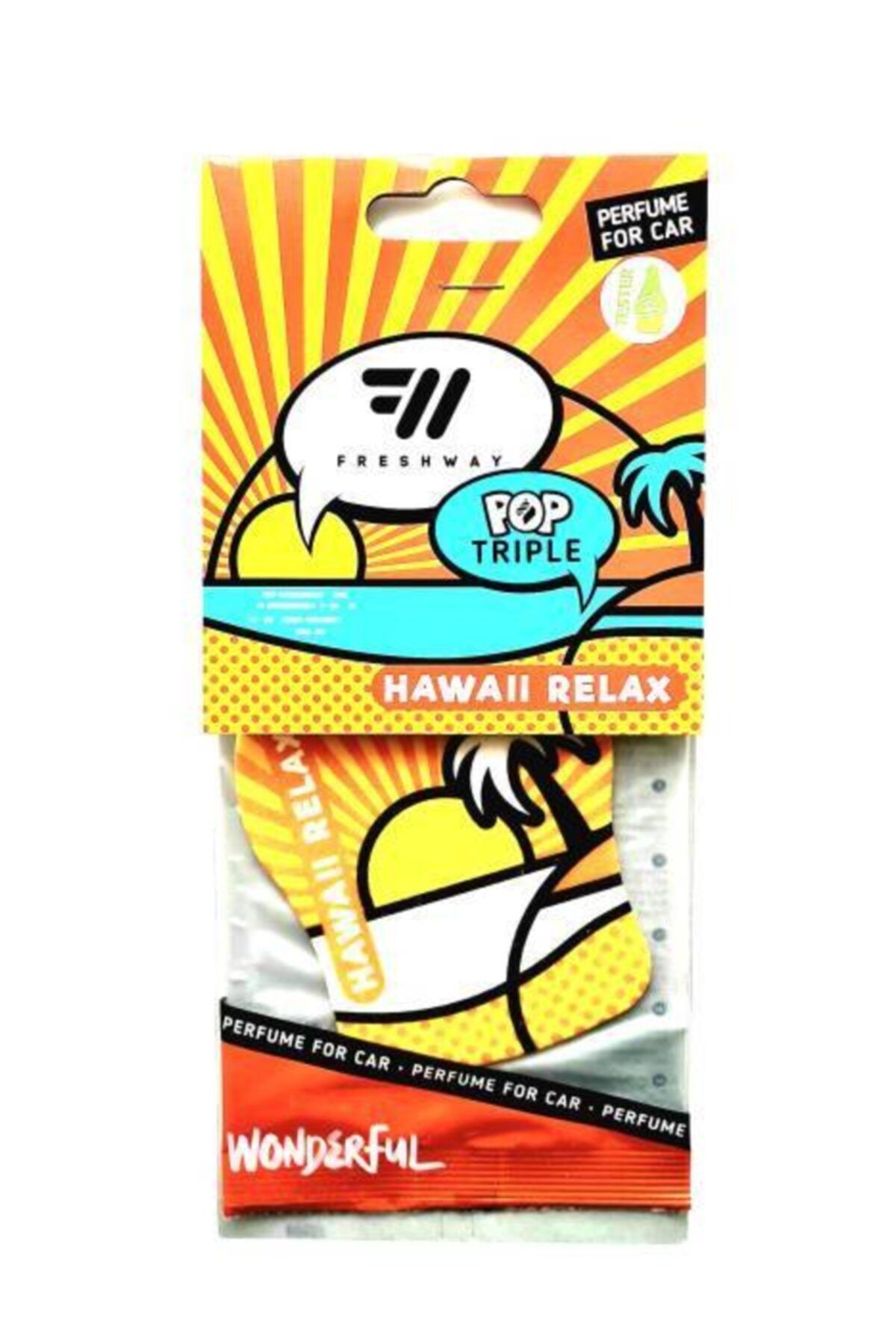 FRESHWAY Fresh Way Pop Trıple Hawaıı Relax Asma Koku X - Large