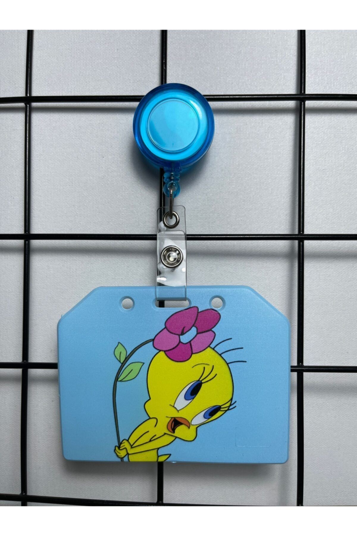 Hediyebum Tweety Mavi Yaka Kart Kılıfı