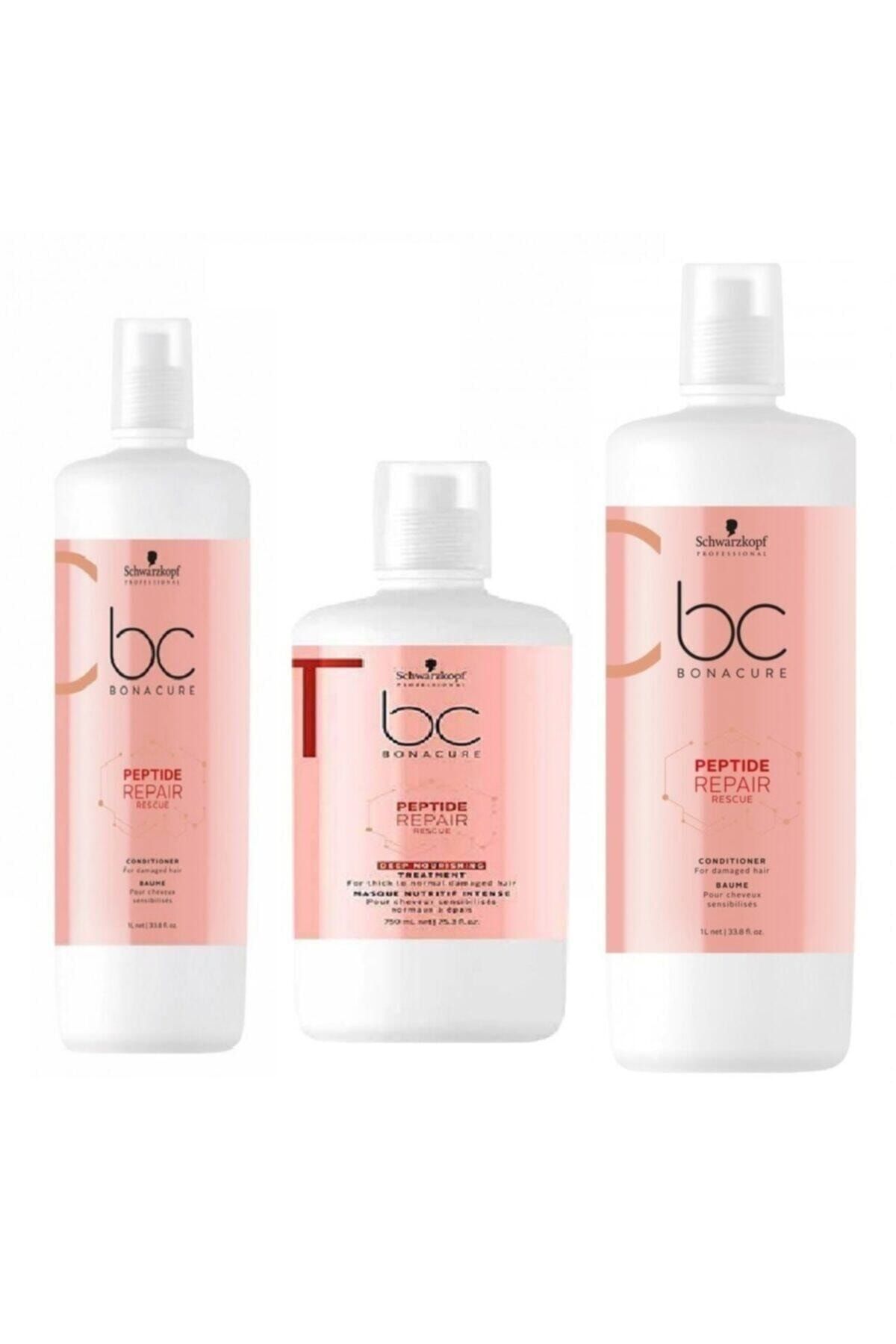 BC Bonacure Acil Kurtarma Nourishing Şampuan Krem 1000ml+maske 750ml