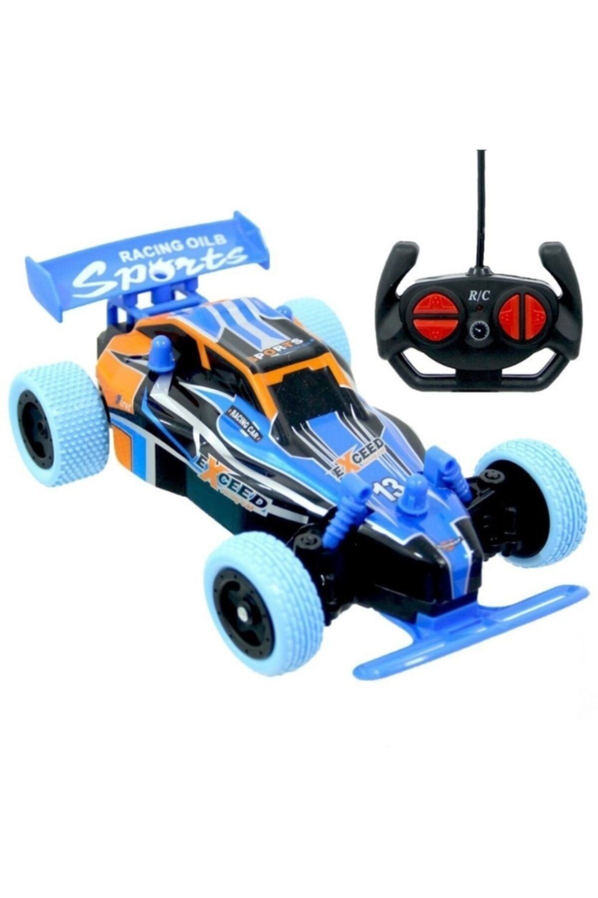 Mofy Baby Uzaktan Kumandalı Şarjlı Racing High Speed Yarış Arabası 1:20 Mavi