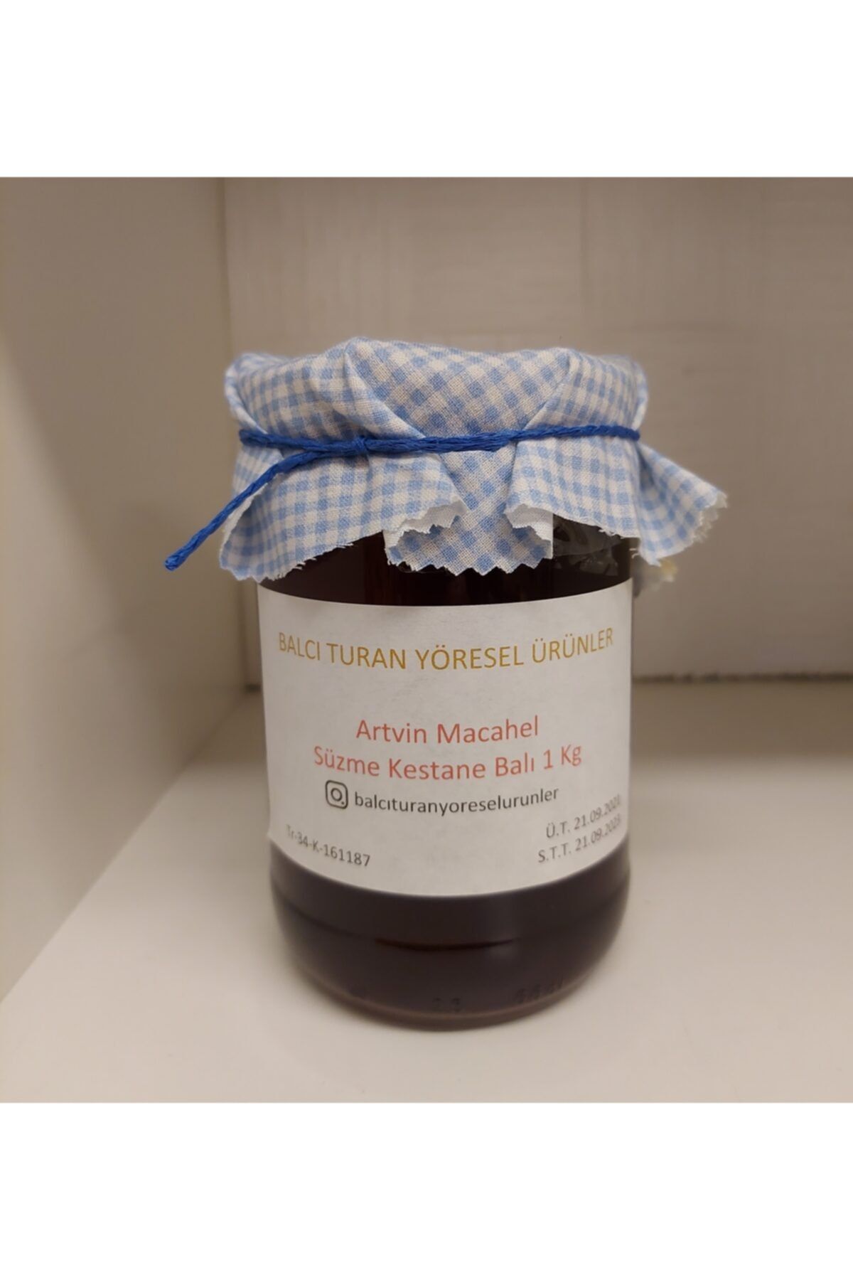 Balcı Turan Yöresel Ürünler Artvin Macahel Süzme Kestane Balı 1 kg