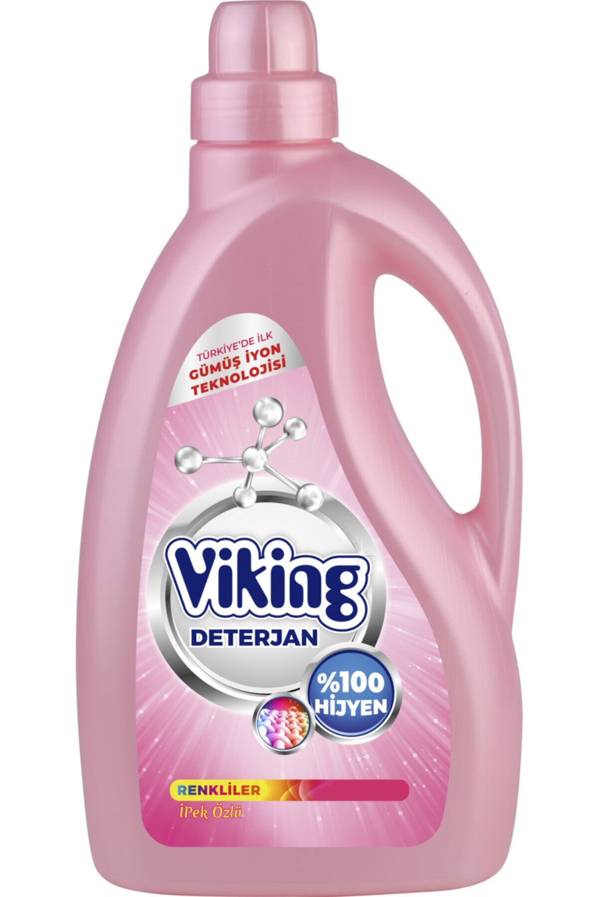 Viking Sıvı Çamaşır Deterjanı Renkliler 2700 Ml Yeni
