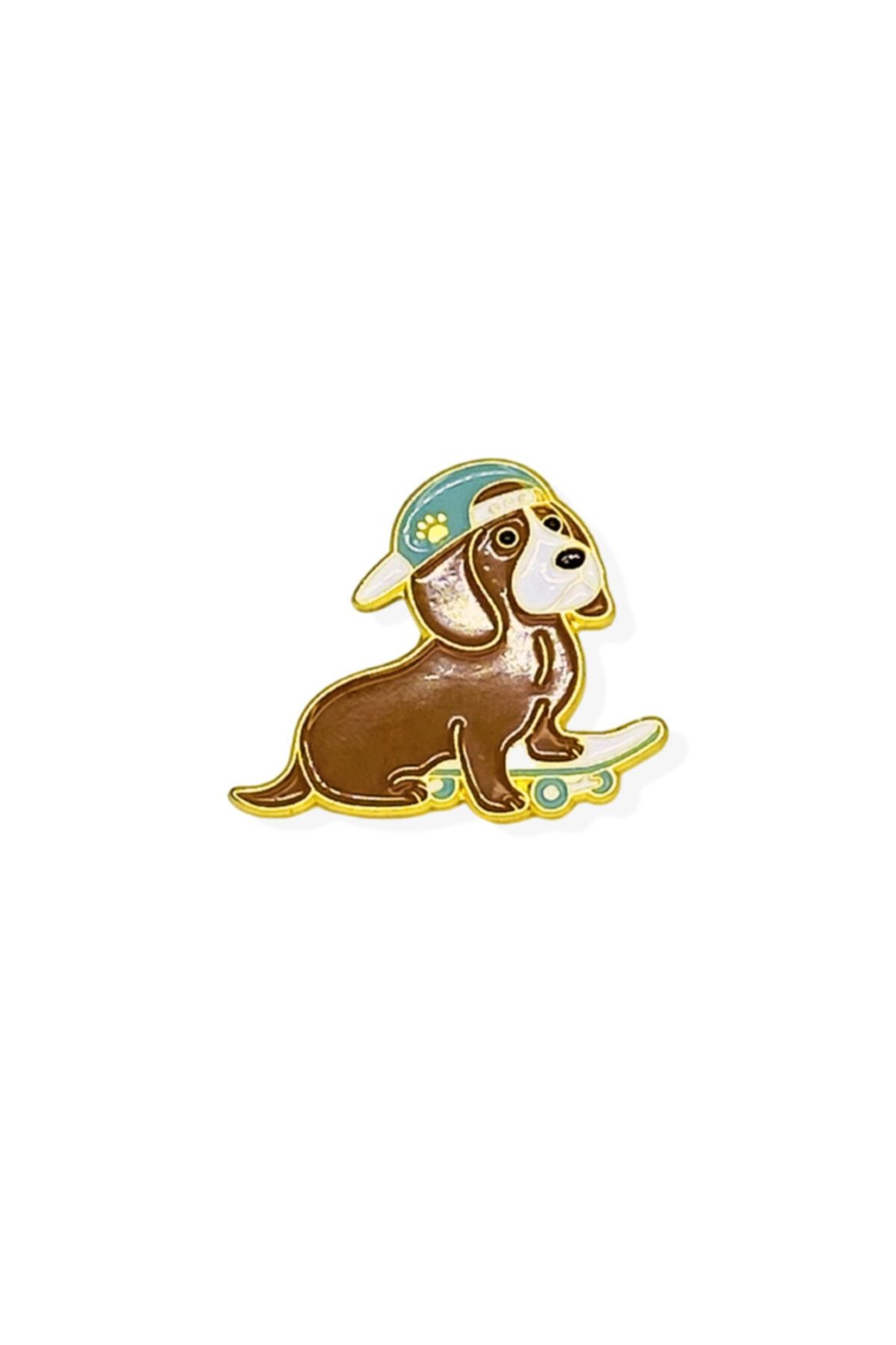 Gaia diamond Köpek Broş