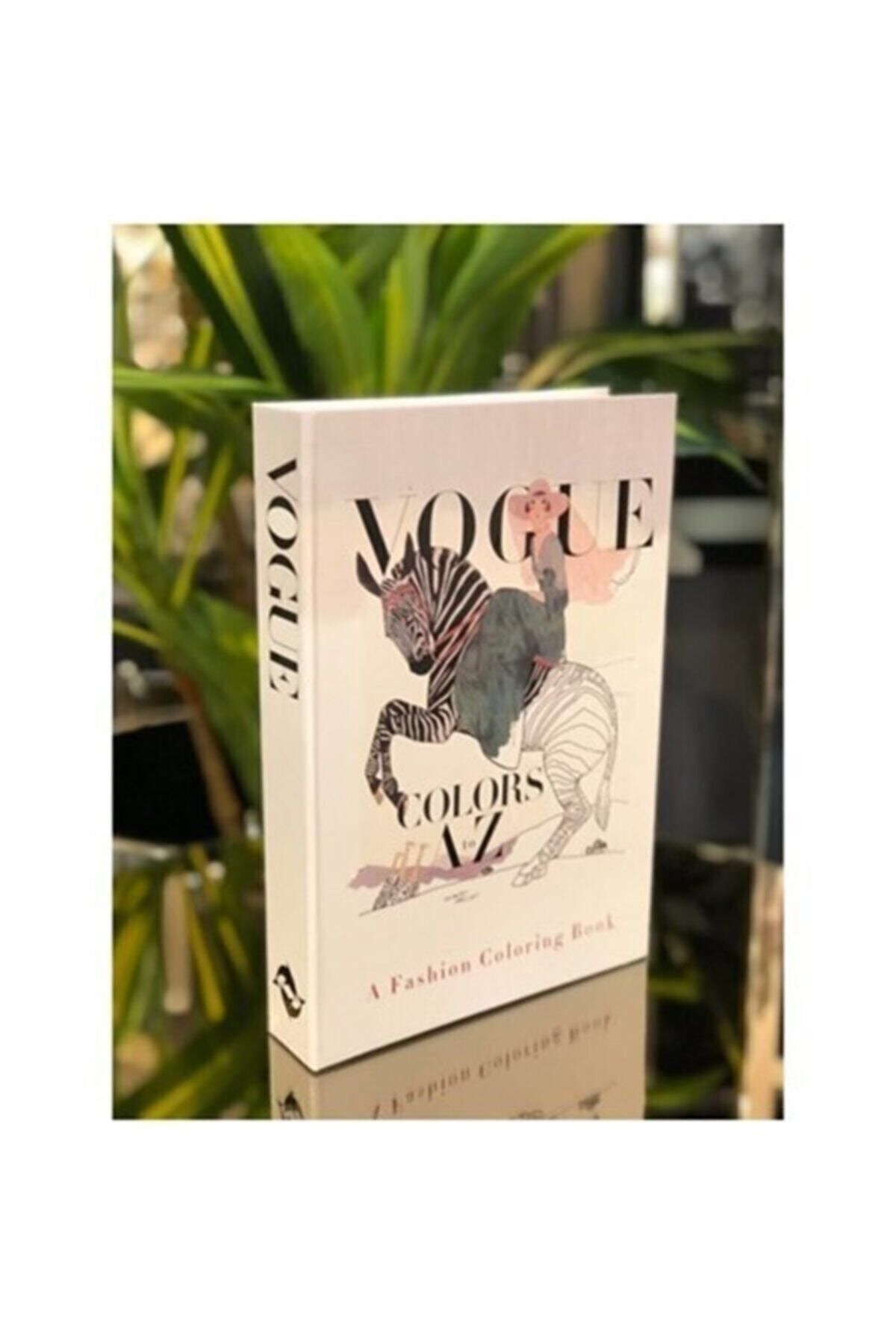 Sebuda Dekor Beyaz Vogue Colors Dekoratif Kitap Kutusu