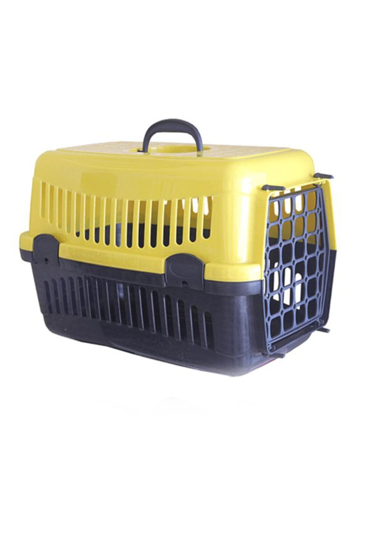 Berrinstore Plastik Kedi Köpek Taşıma Çantası 32,5 / 48 Cm Sarı
