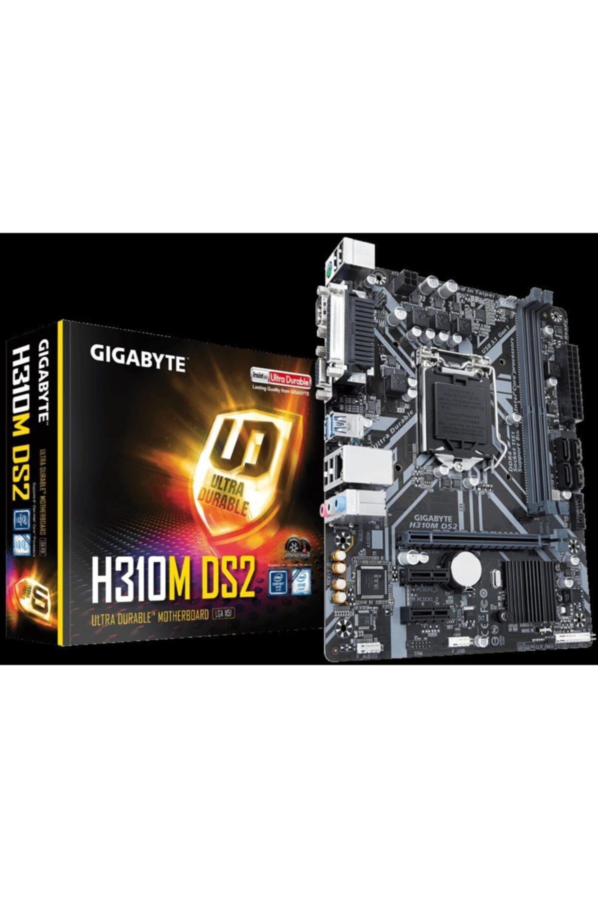 Gigabyte Gıgabyte H310m-ds2 Intel H310m Soket Lga1151 Ddr4 2666 Mhz Dvı-d Anakart