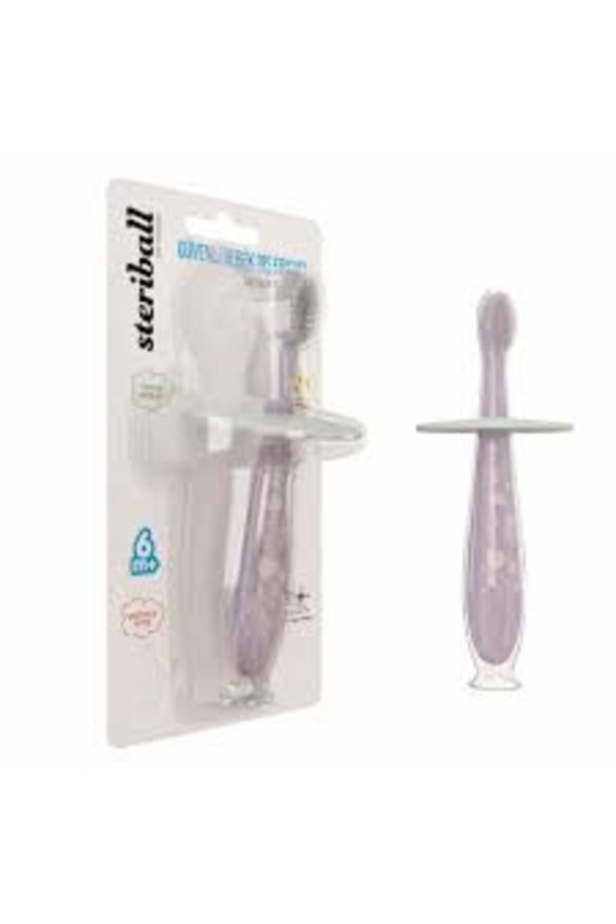 Humble Brush Steriball Çocuk Silikon Diş Fırçası - Lila