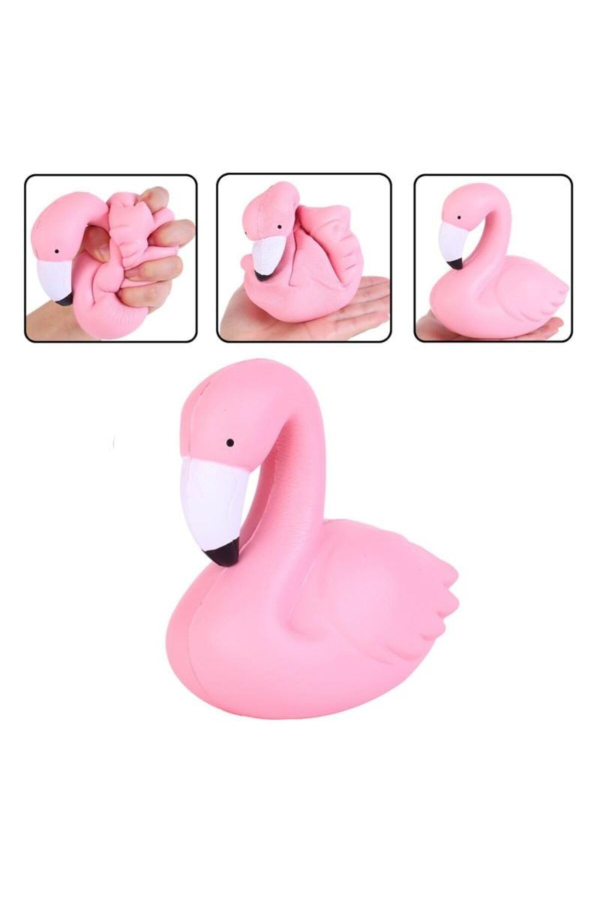 Brother Toys Jumbo Pembe Flamingo Sukuşi Yavaş Yükselen Sık Bırak Kokulu Squishy
