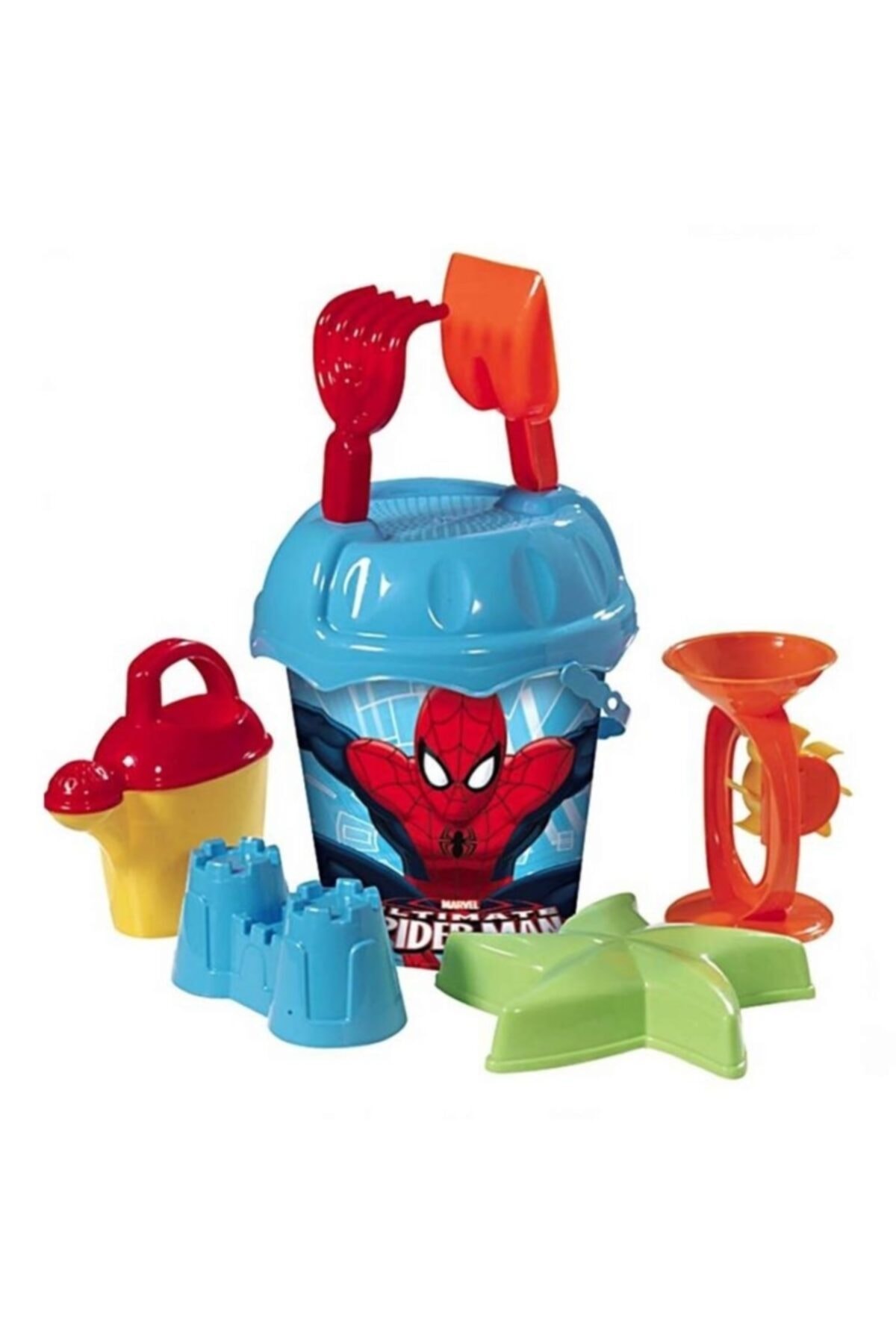 DEDE Yılın Ilk Fırsatları - Spiderman Büyük Kova Set - ™ Beyaz At®