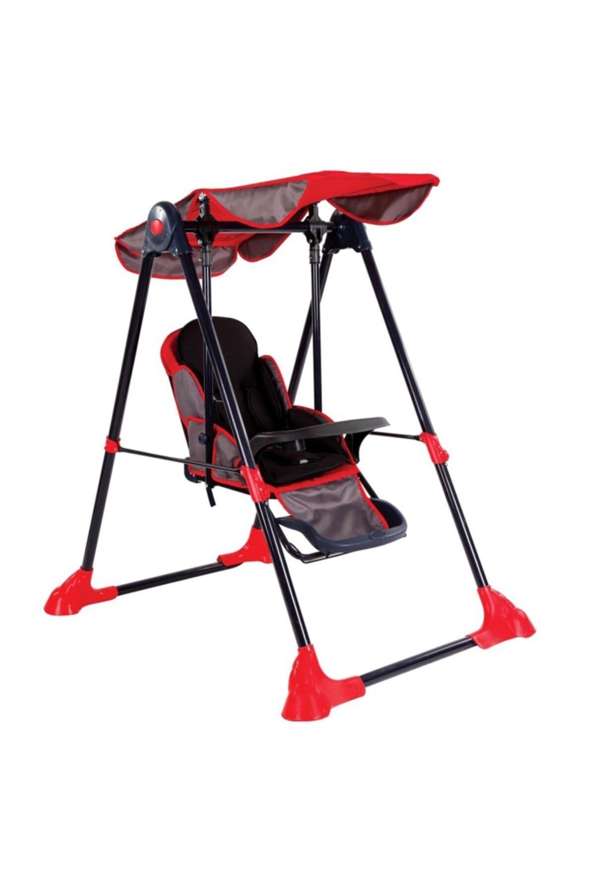 BabyHope Yılın Ilk Fırsatları - 805 Baby Swing Salıncak Kırmızı-gri - ™ Beyaz At®