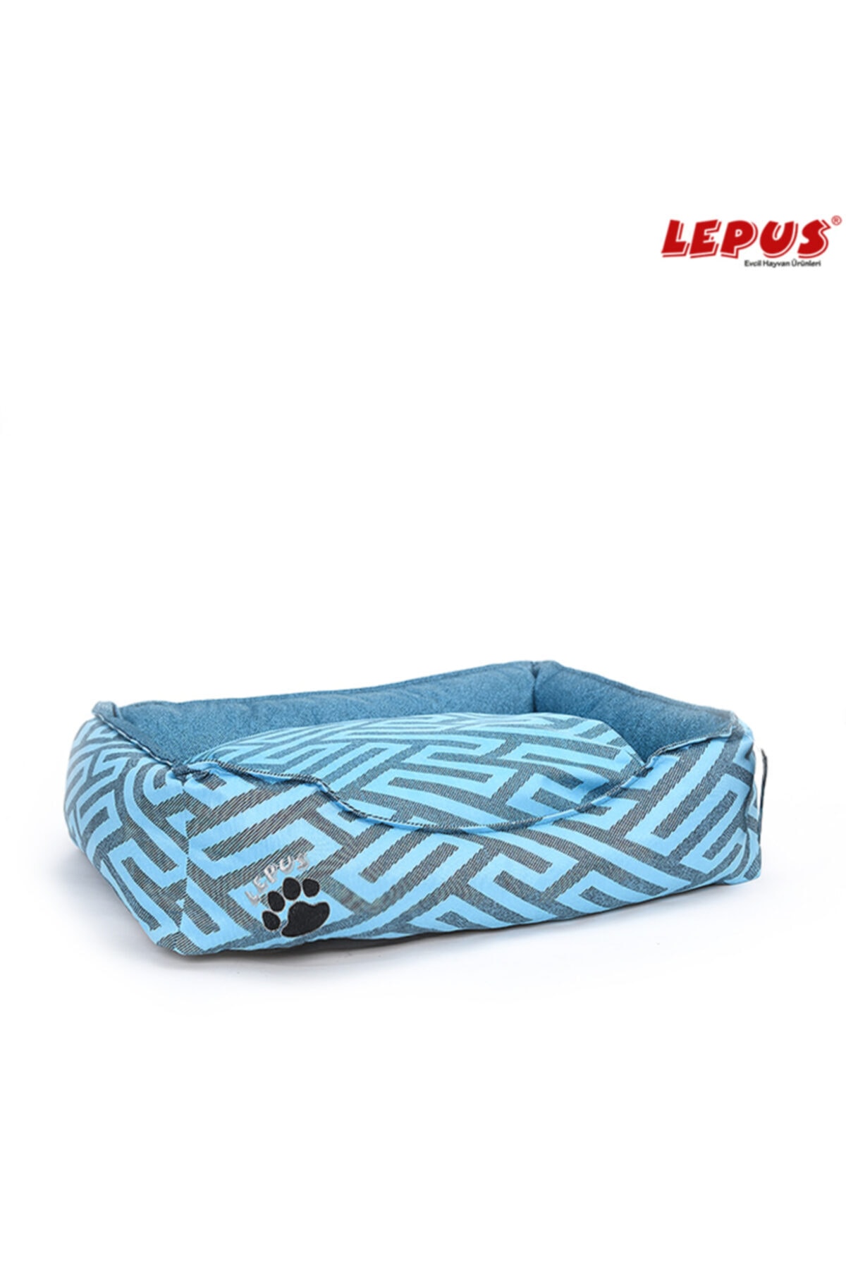 Lepus Köpek Ve Kedi New Premium Yatak Mavi Medium