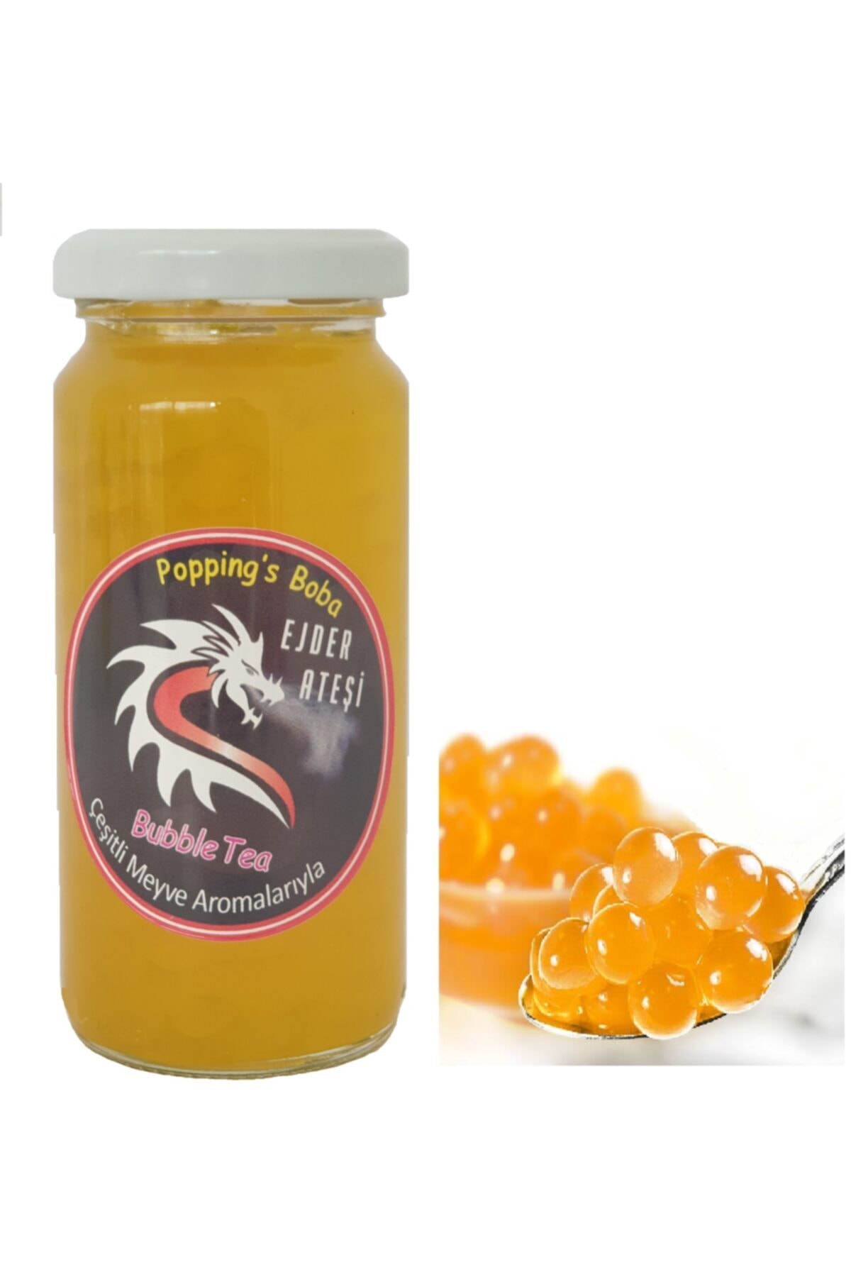 Ejder Ateşi Çarkıfelek Aromalı Bubble Tea 500 G./popping Boba