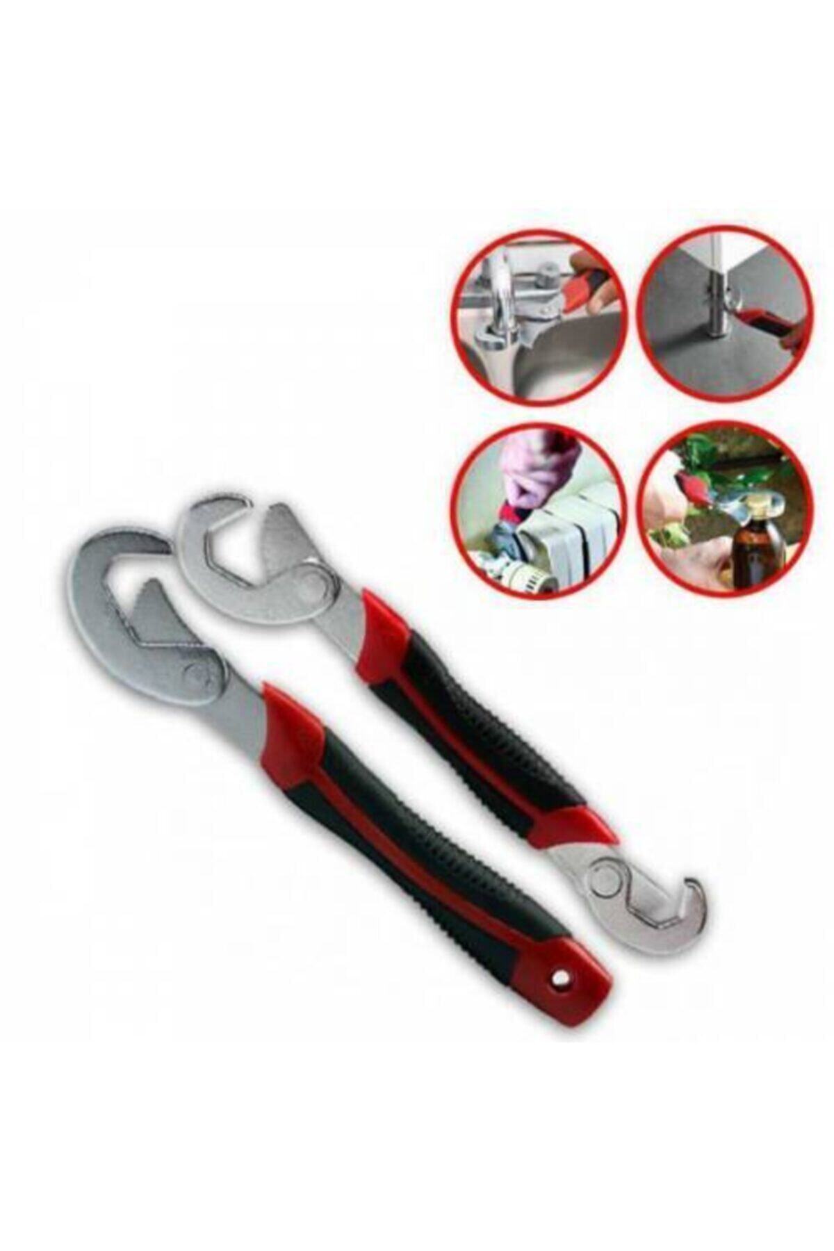 emsa 2'li Nano Grip Akıllı Ingiliz Anahtarı Pense Takımı Pratik Marifetli Çok Amaçlı Anahtar Seti