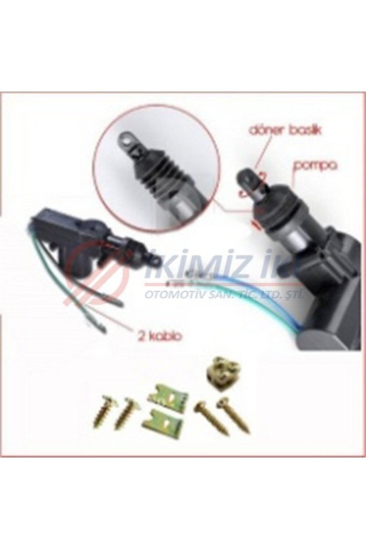 parcafix Kapı Kilit Motoru Iki 2 Fişli Arka Doğan Kartal Şahin M131