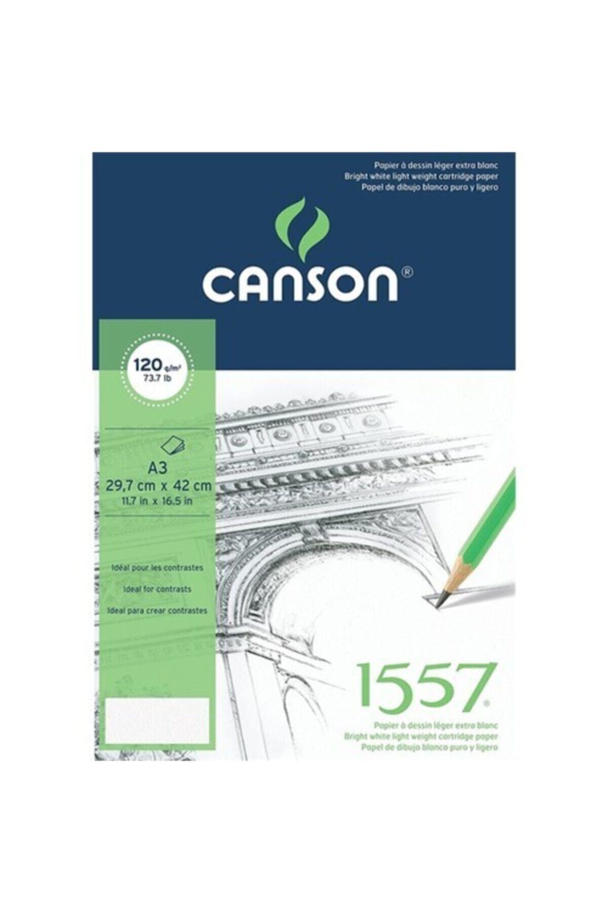 Canson 1557 Eskiz Defteri 120gr. 40 Yaprak. A3