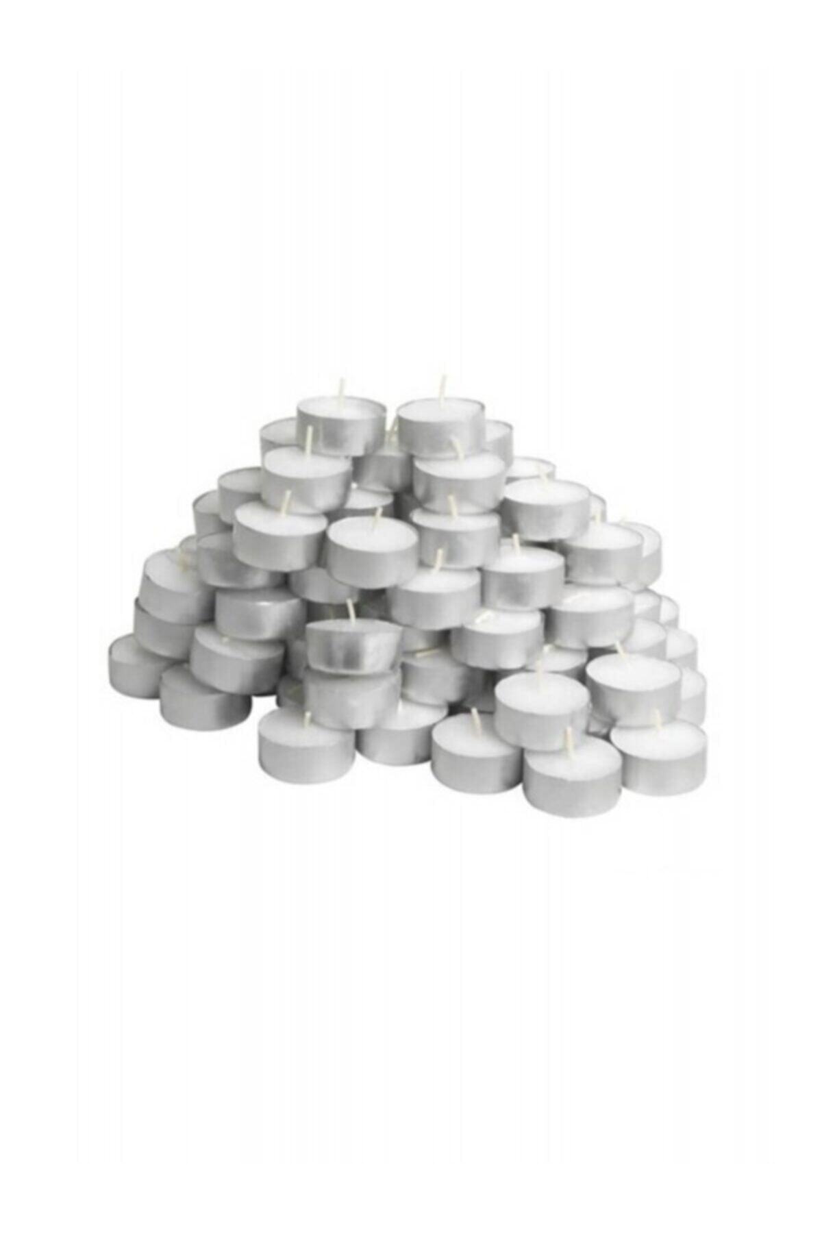 Bozkurt Mum Tealight Mum Kokuksuz Beyaz 4 Saat Yanma Garantili 50 Li Paket