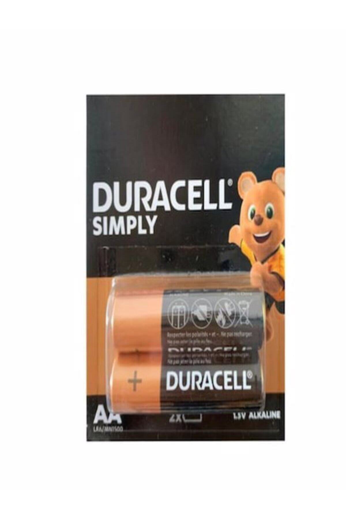Duracell Simply Aa Kalem Pil 1.5 V Alkaline 2'li