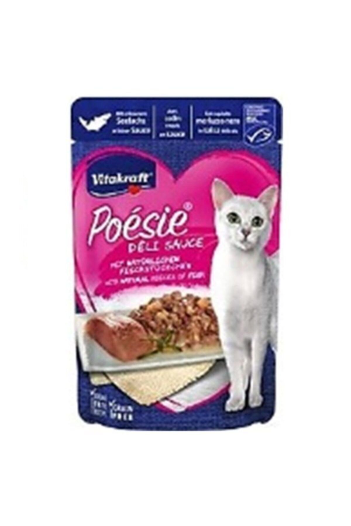 Vitakraft Poesie Sos Içerisinde Balık Etli Yetişkin Kedi Konservesi 85 Gr