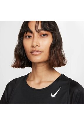 Nıke Dd5927-010 W Nk Df Race Top Ss Kadın Tshırt Image 3