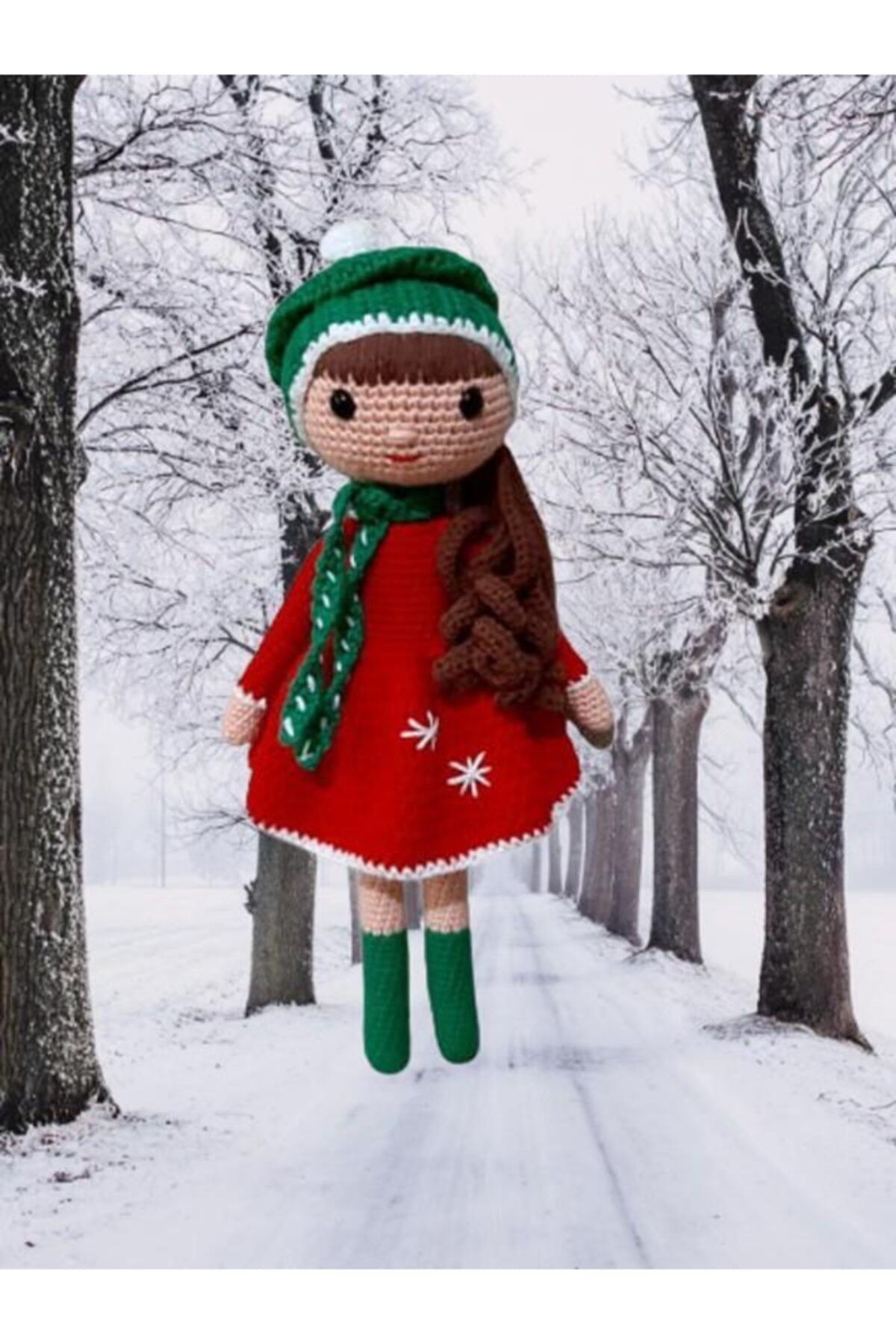 OYUNCAKPARK Yılbaşı Güz Bebek Amigurumi Organik Oyuncak