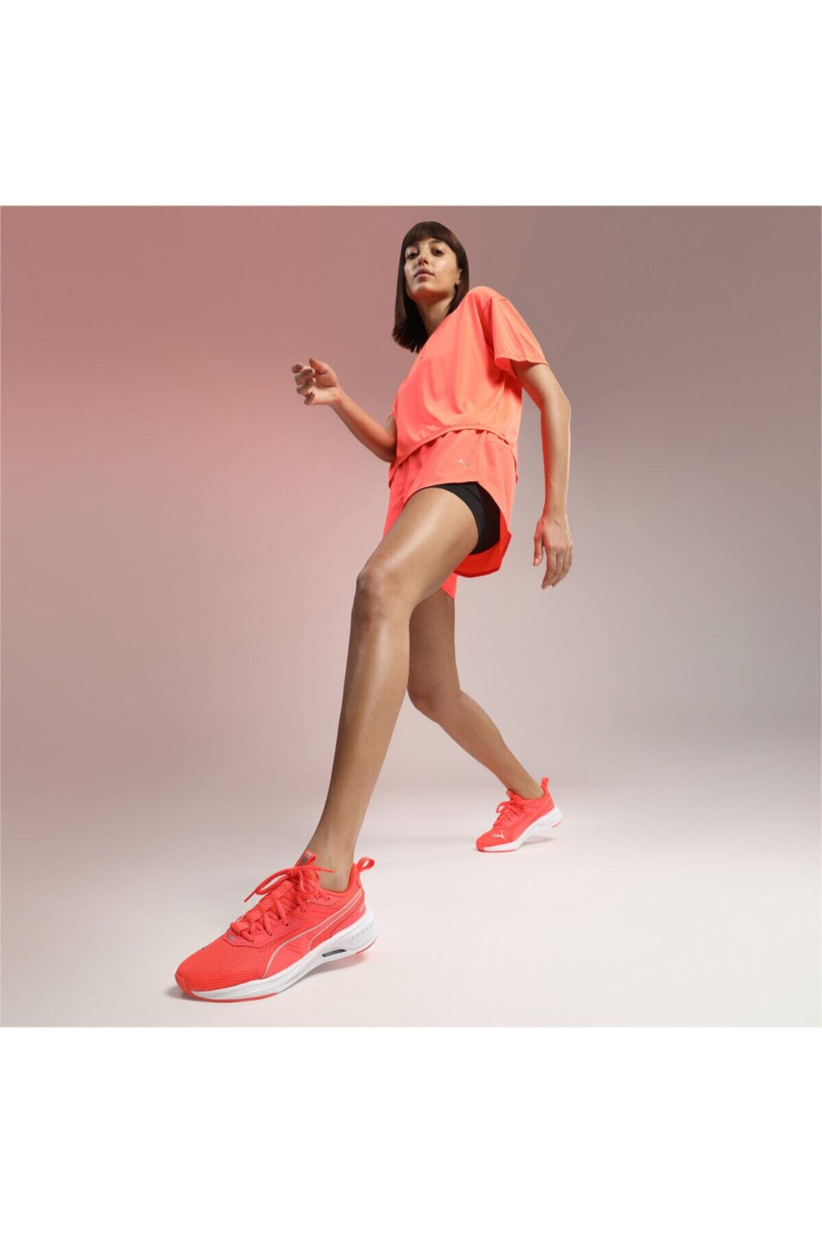 Puma Scorch Runner Fiery Coral- White