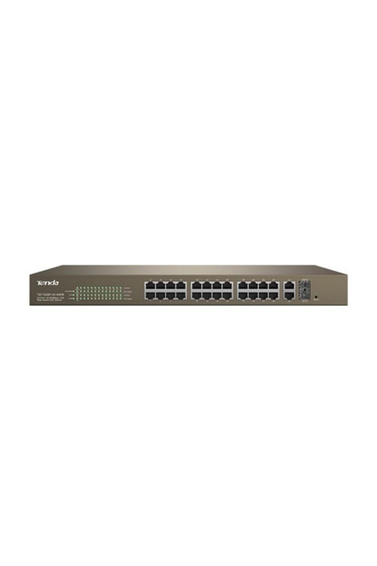 tenda Tef1226p 24port Poe 2gb+2xsfp Websmart Switch