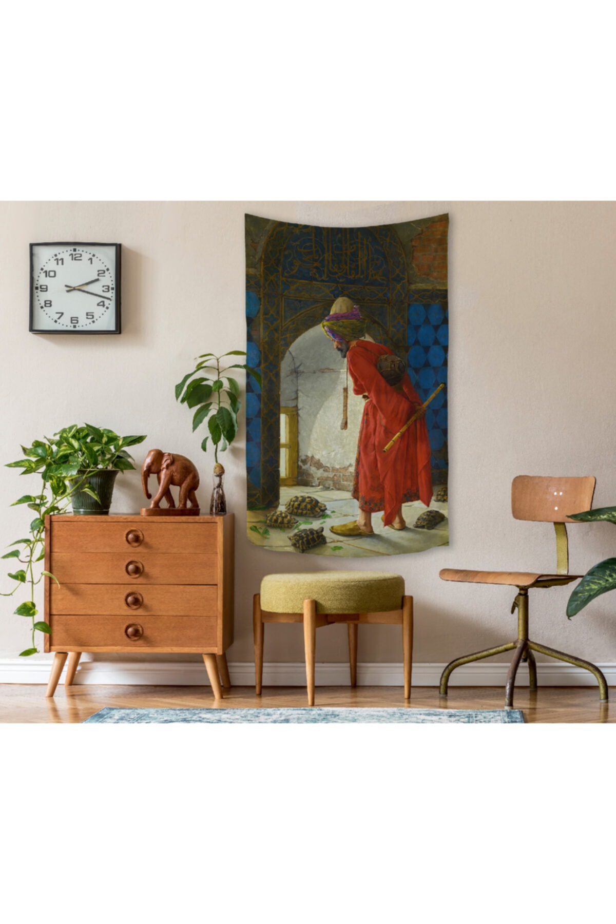 ARORA HOME Osman Hamdi Bey'in Kaplumbağa Terbiyecisi Duvar Örtüsü