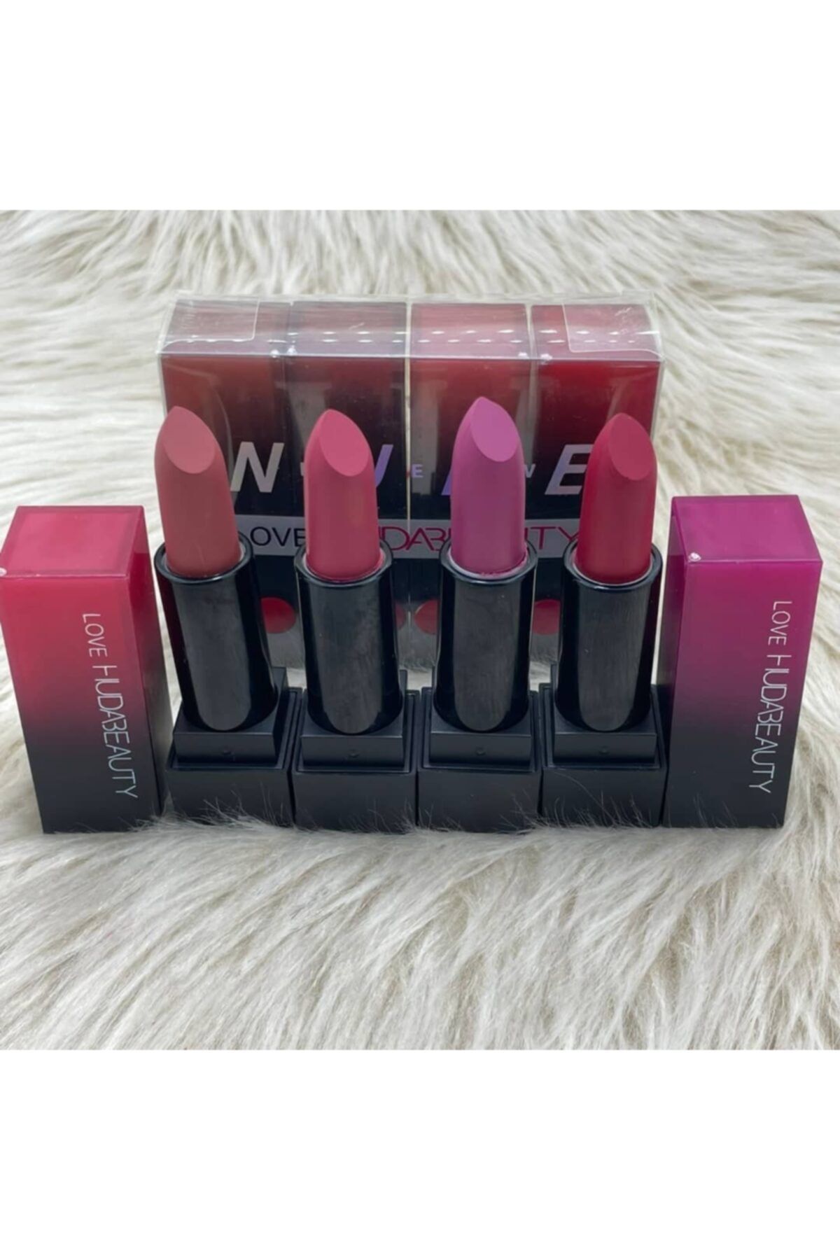 luzvalentex 4 Lü Hudabeuty Set Ruj