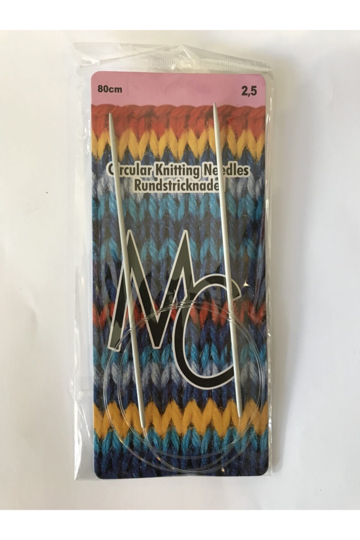 Circular Misinalı Örgü Şişi 80 Cm. Şiş No:2.5