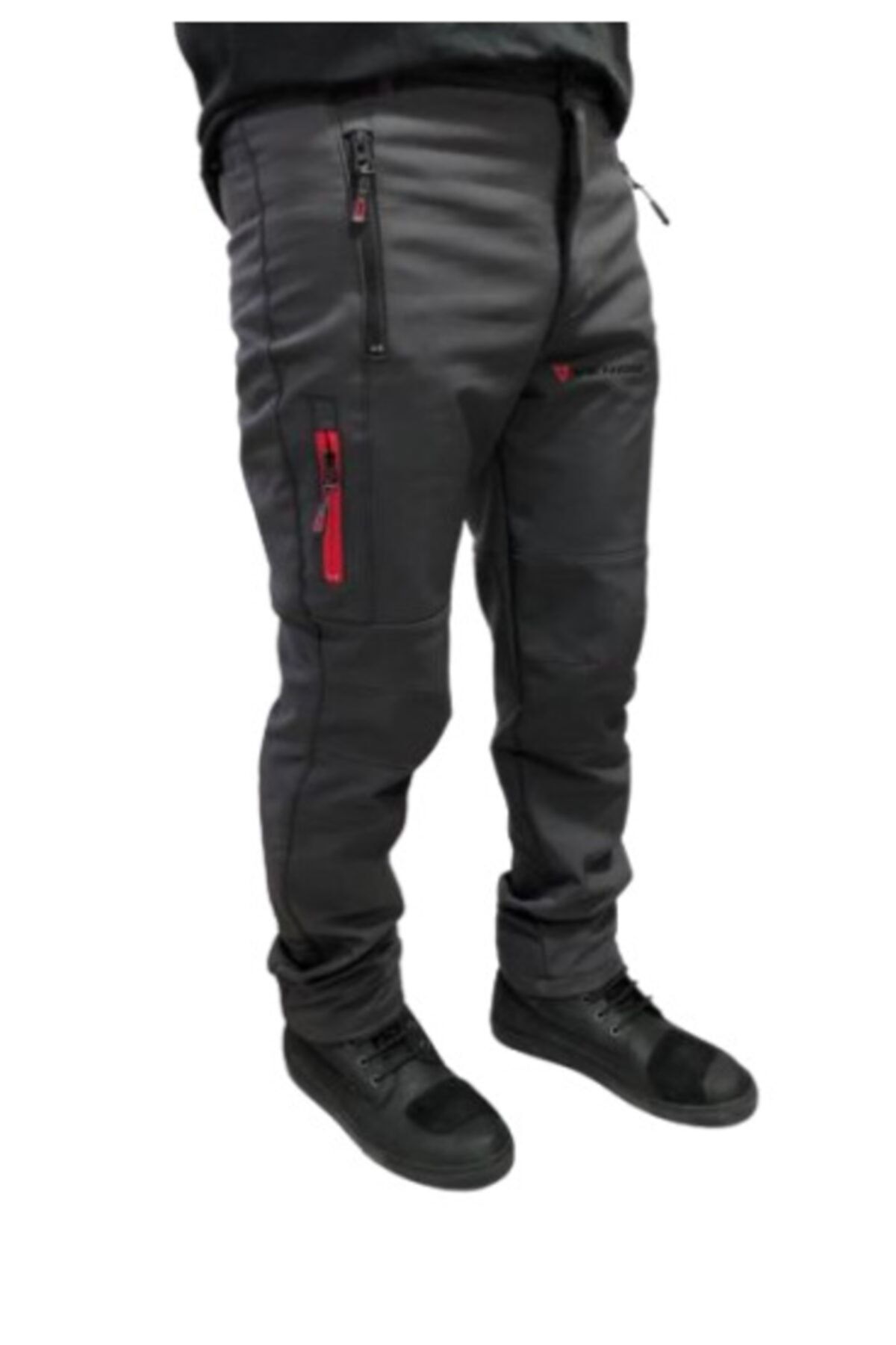 VENOM Astana Softshell Antrasit Korumasız Motosiklet Pantalonu