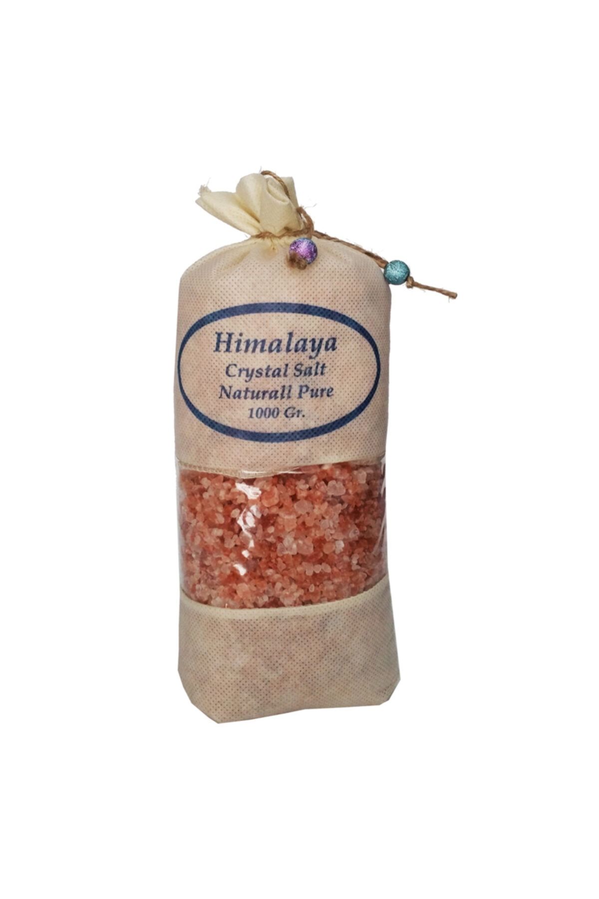 Zencefil Organik Himalaya Tuzu Granül Iri Tane Pembe 1 Kg Orjinal Bez Torba