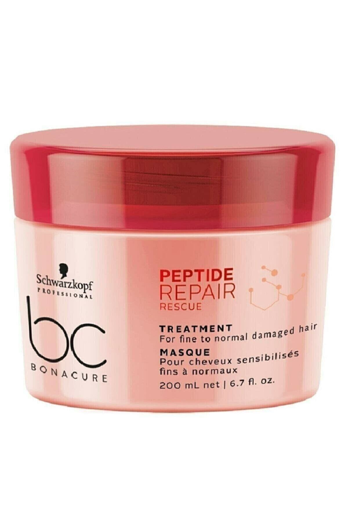 BC Bonacure Peptide Repair Rescue Treatment Masque Acil Kurtarma Onarma Bakım Maskesi 200 Ml