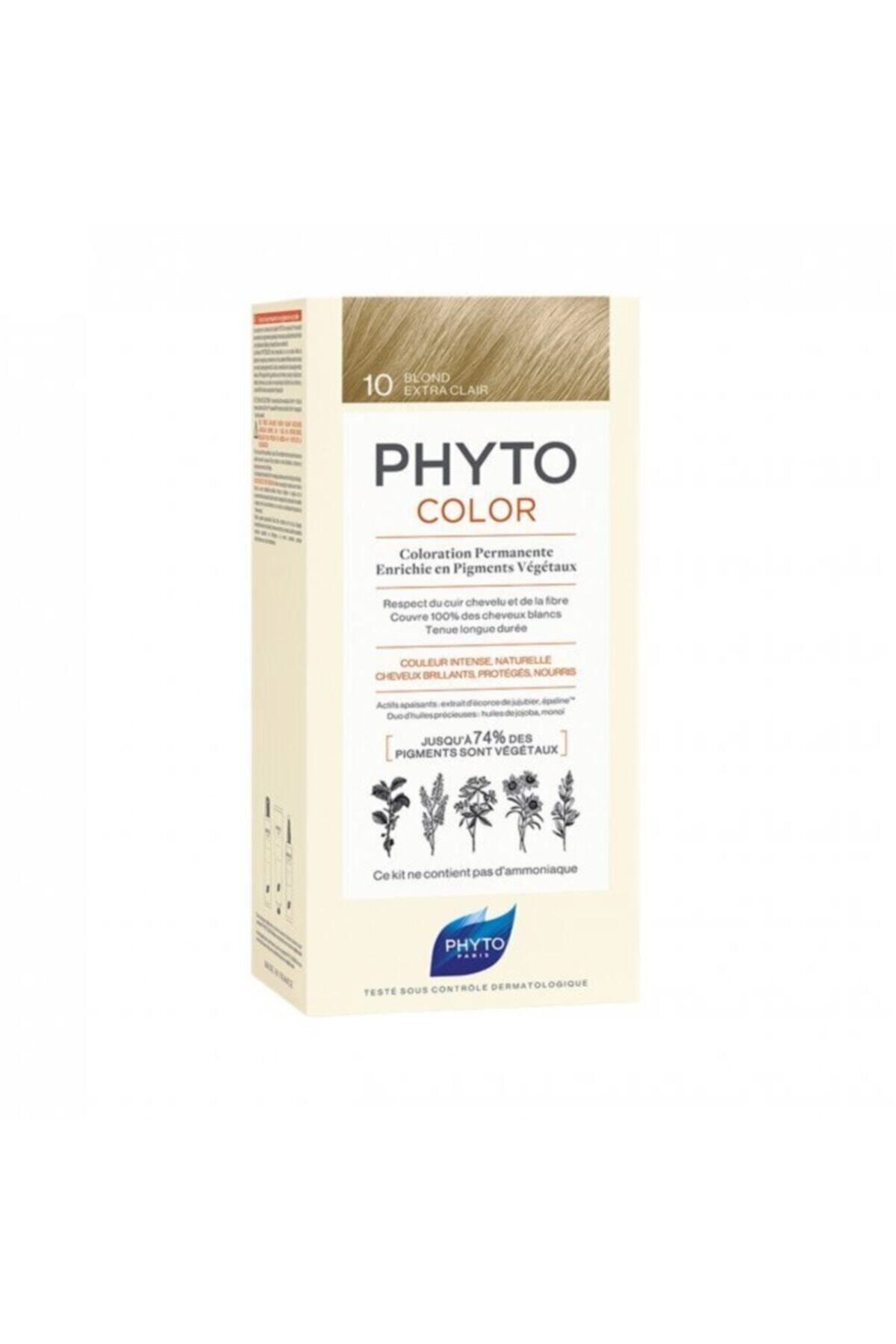 Phyto Color 10 Bitkisel Saç Boyası Çok Açık Sarı